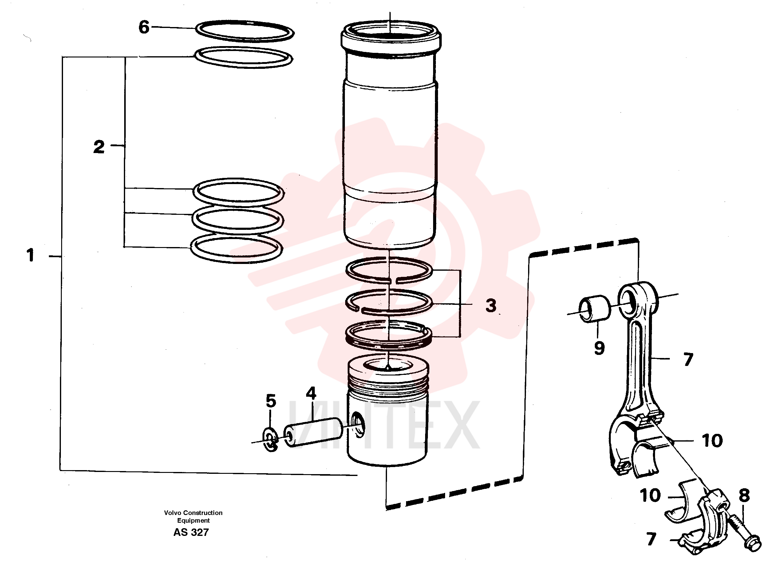 Big End Brg Kit VOE 270140