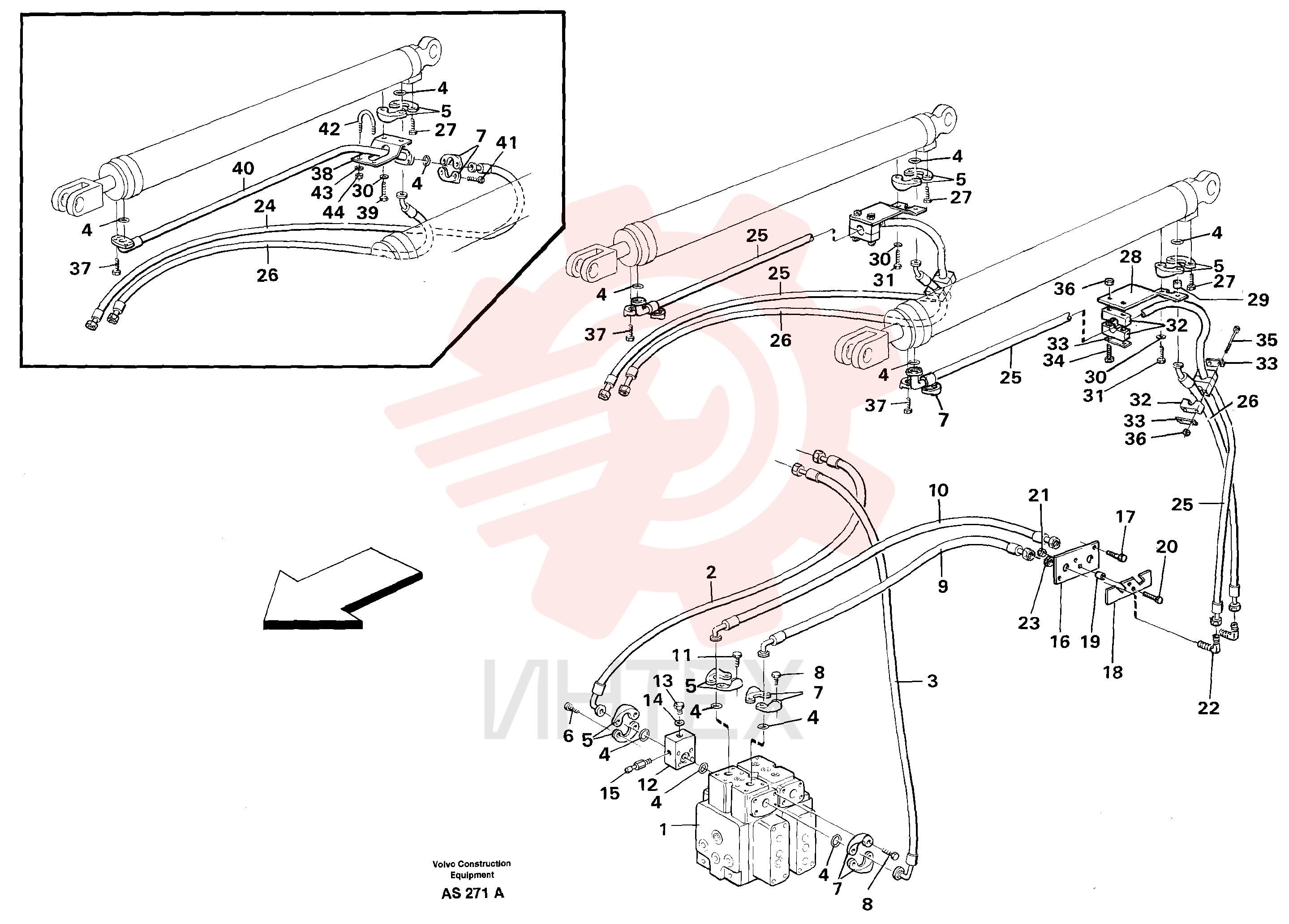Hose assembly VOE 13933772