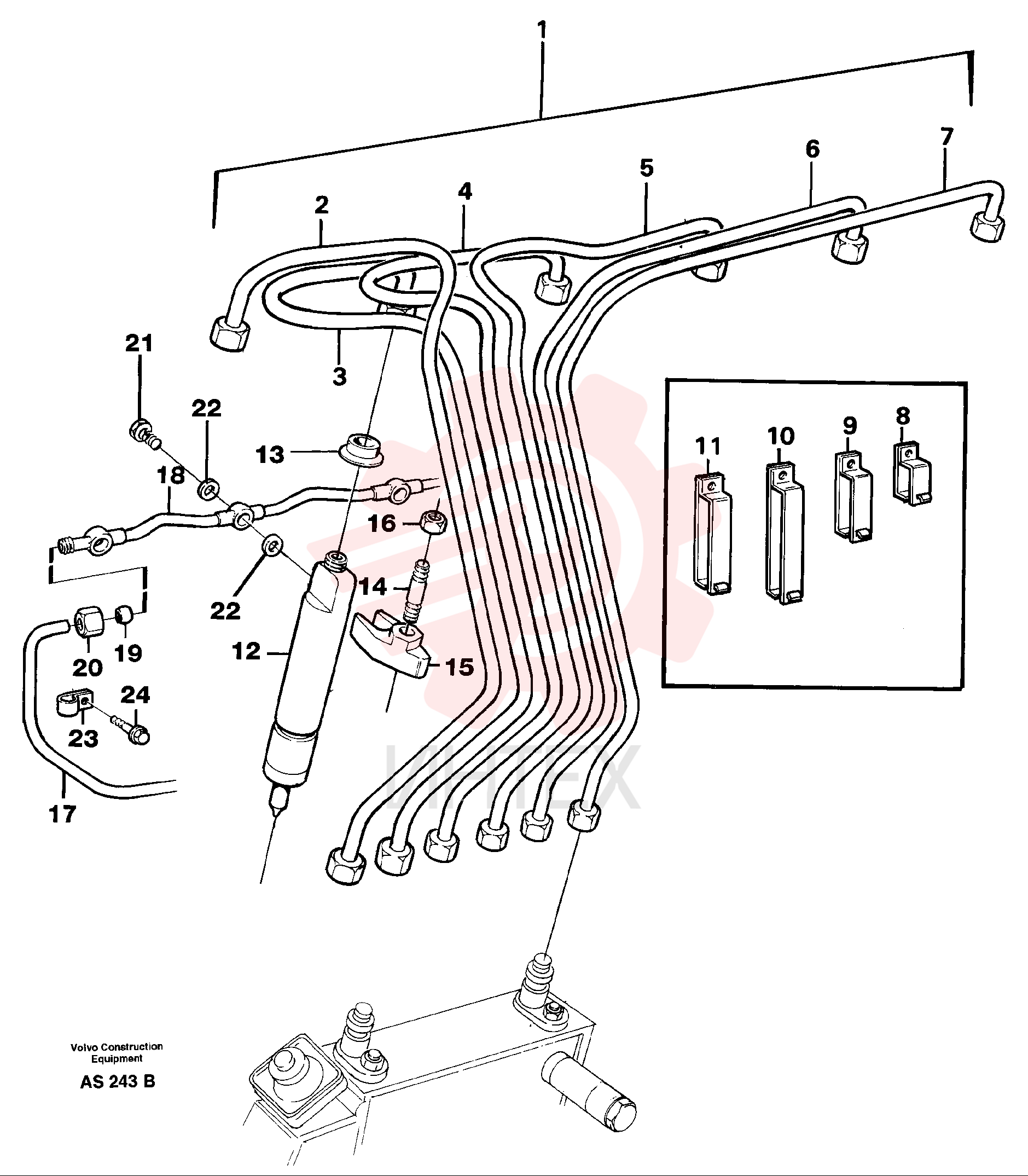 Nozzle VOE 11030860