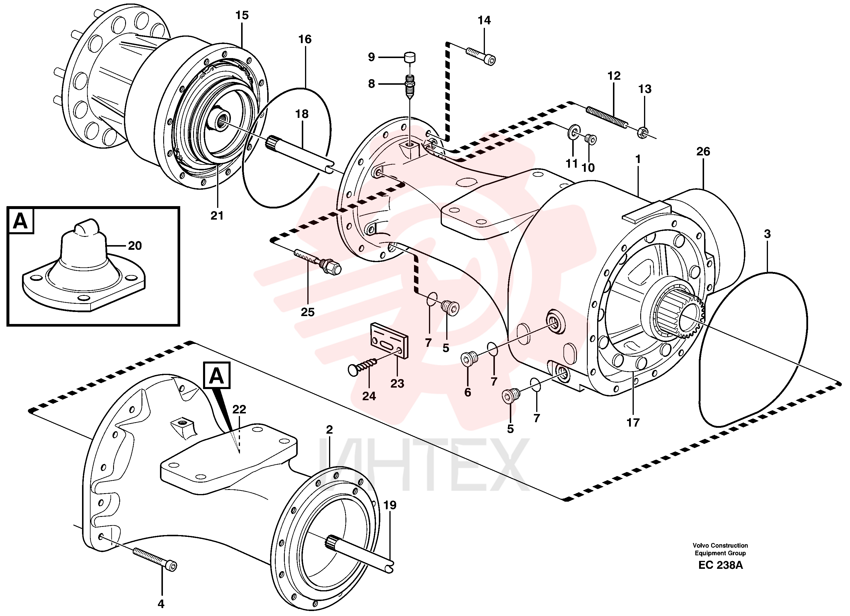 Planetary Axle VOE 23848 (1)