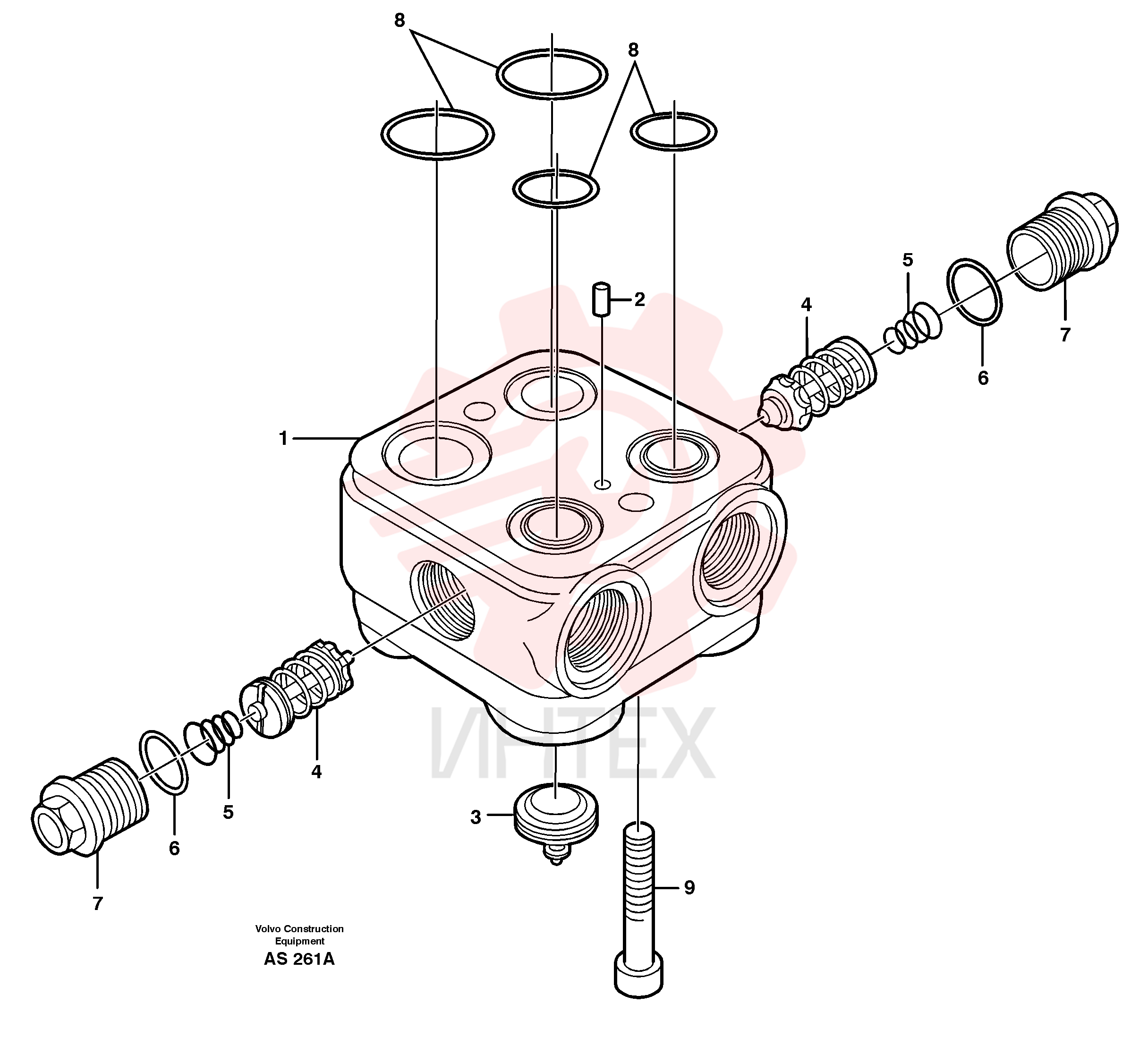 Valve block VOE 11701277
