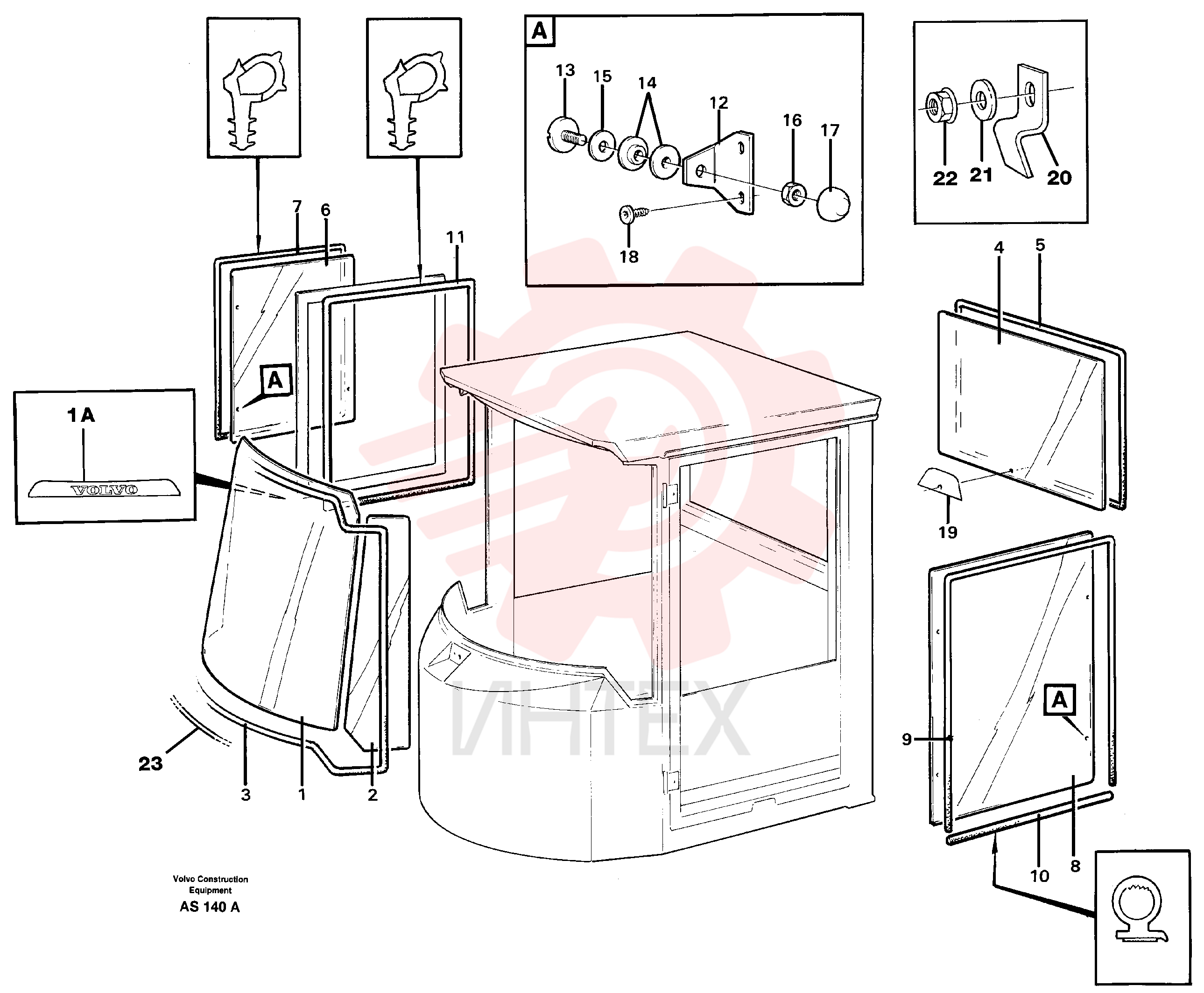 Windshield VOE 11007976