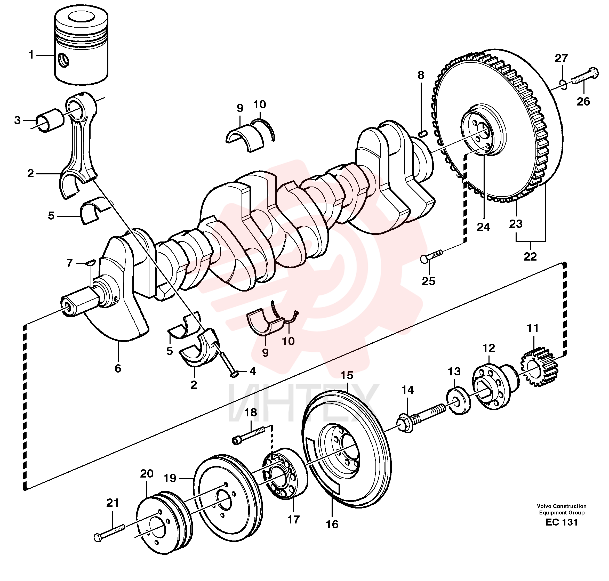 Big End Brg Kit VOE 270140