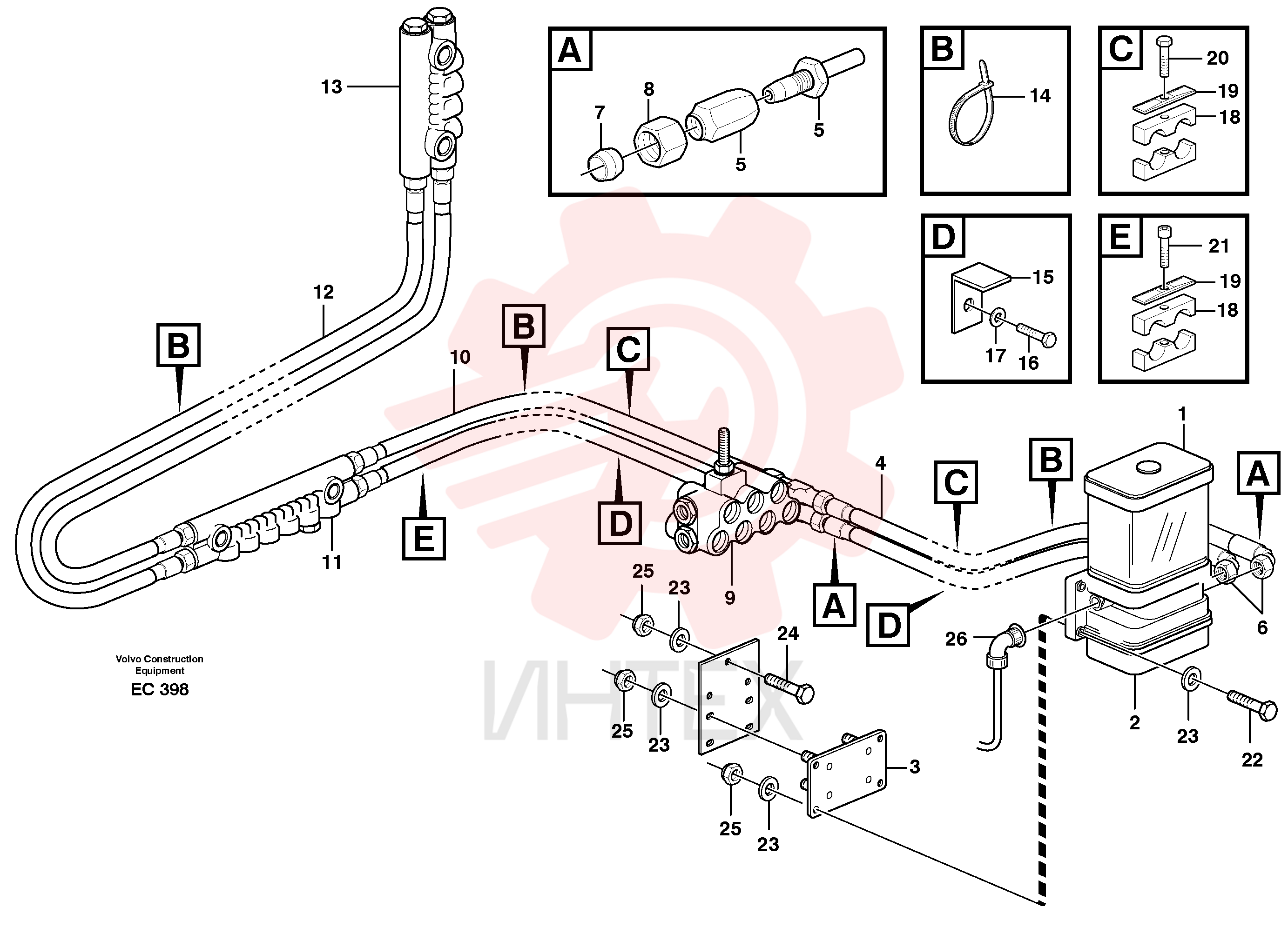 Central lubrication VOE 11172122