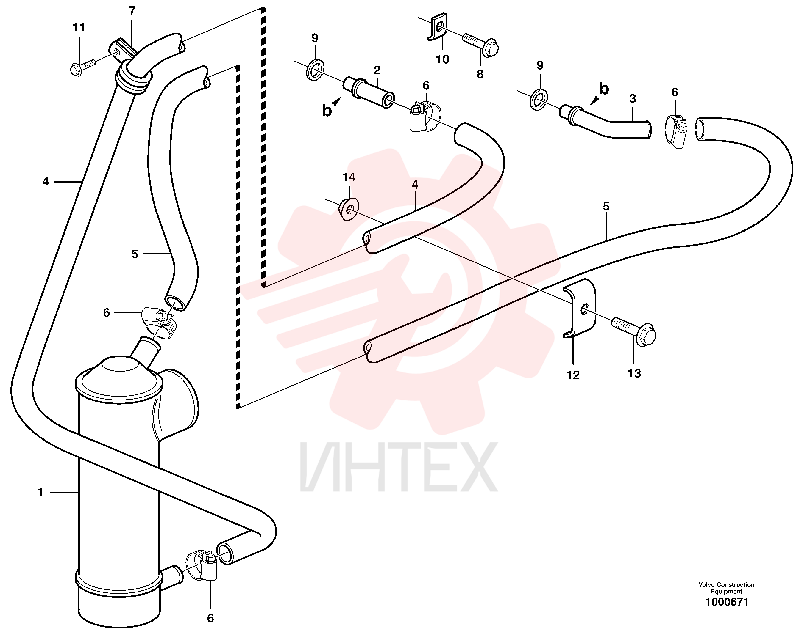 Coolant pipe
