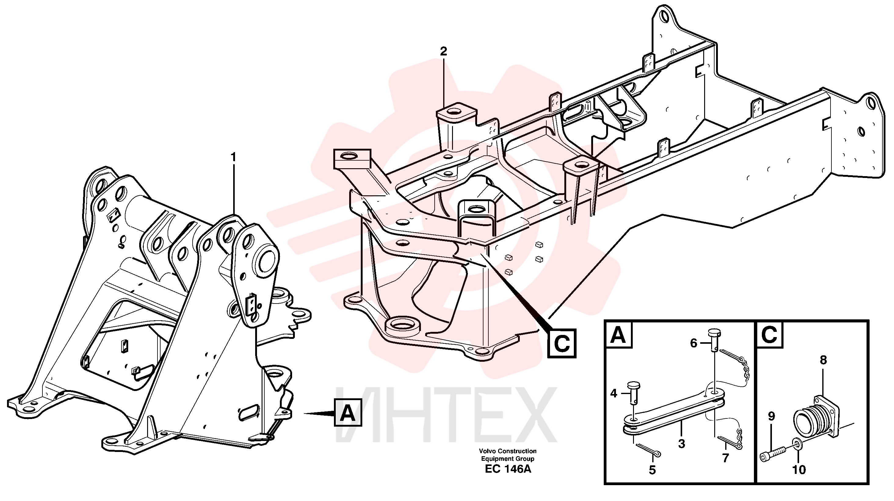 Front frame VOE 11147336