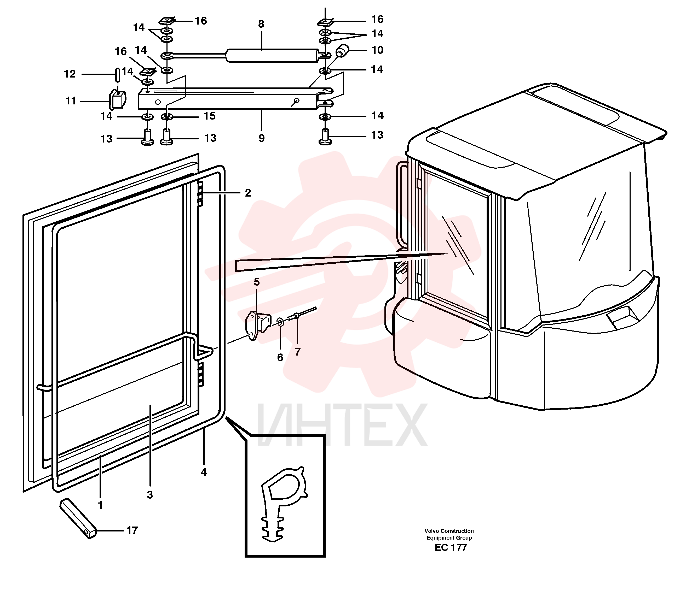 Hinge Pin VOE 11708215