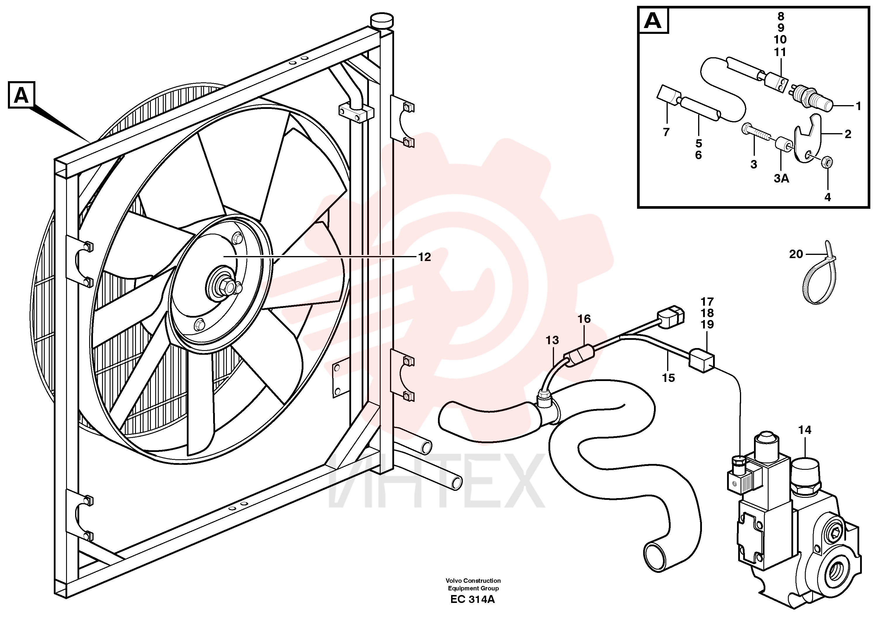 Induction sensor VOE 4880804