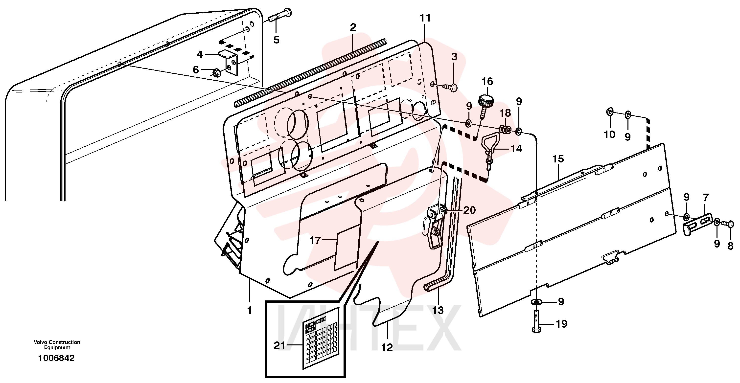 Instr Bracket VOE 11104914