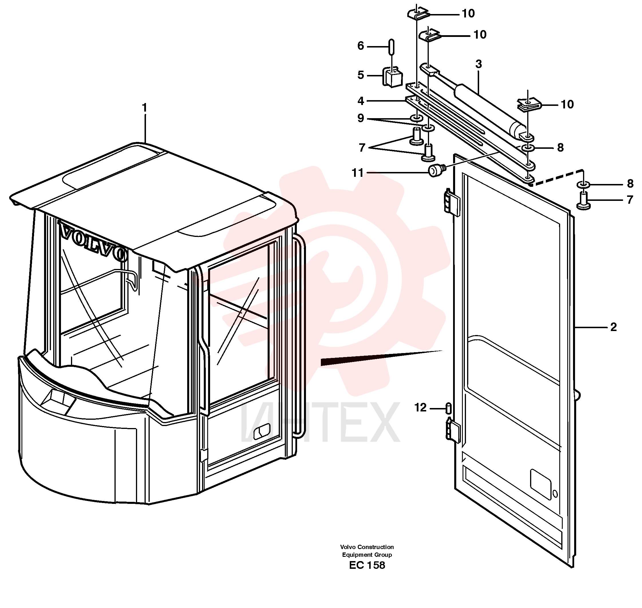 Lock brace VOE 13969158