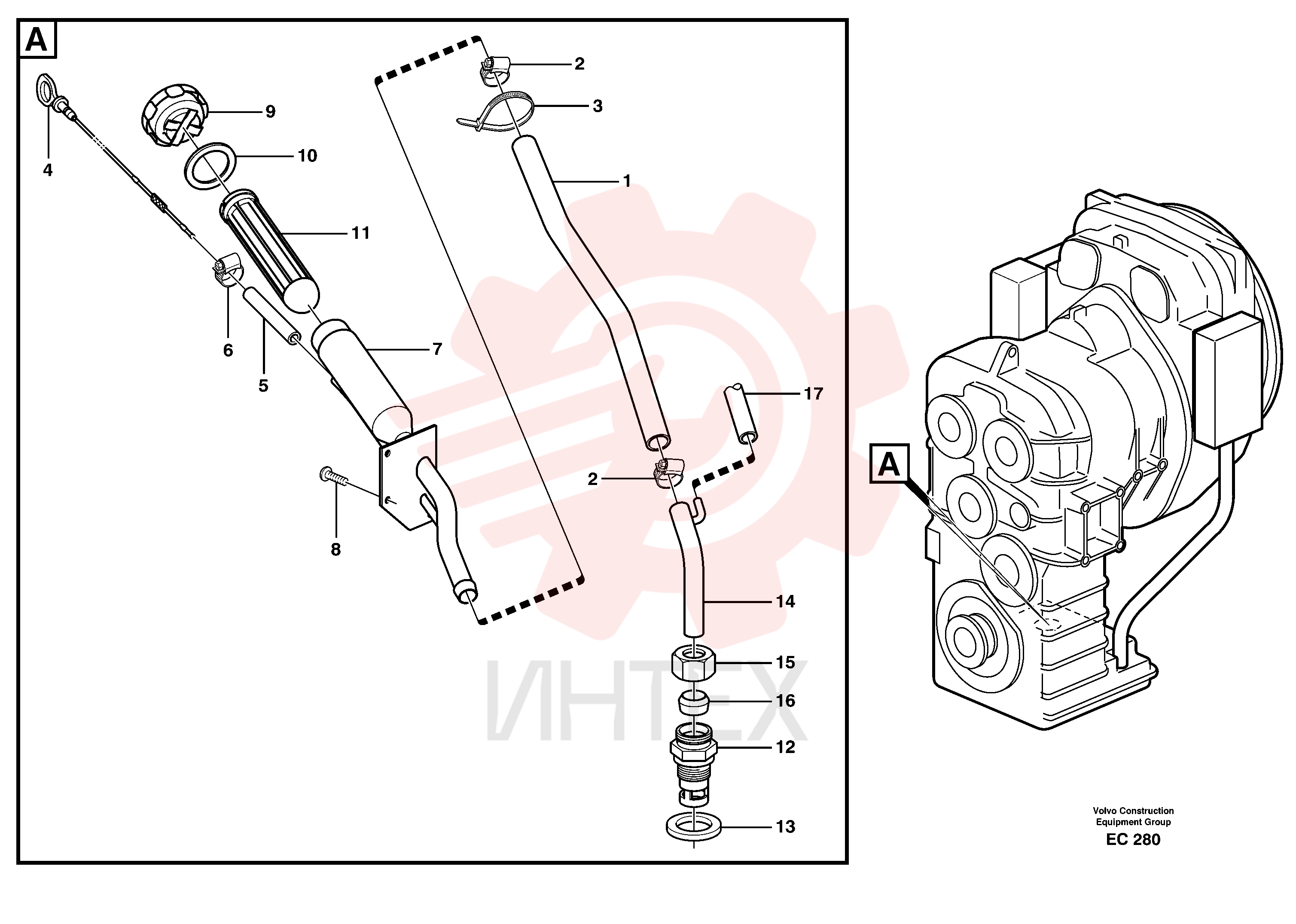 Oil dipstick VOE 11147877