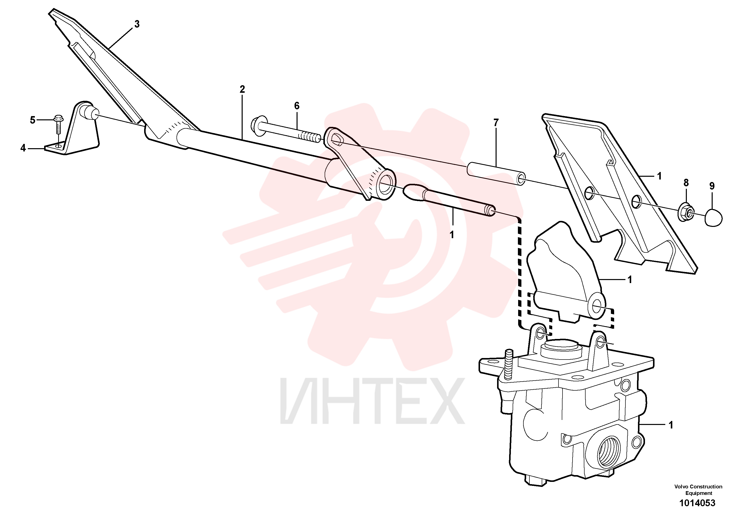 Pedal VOE 11005990