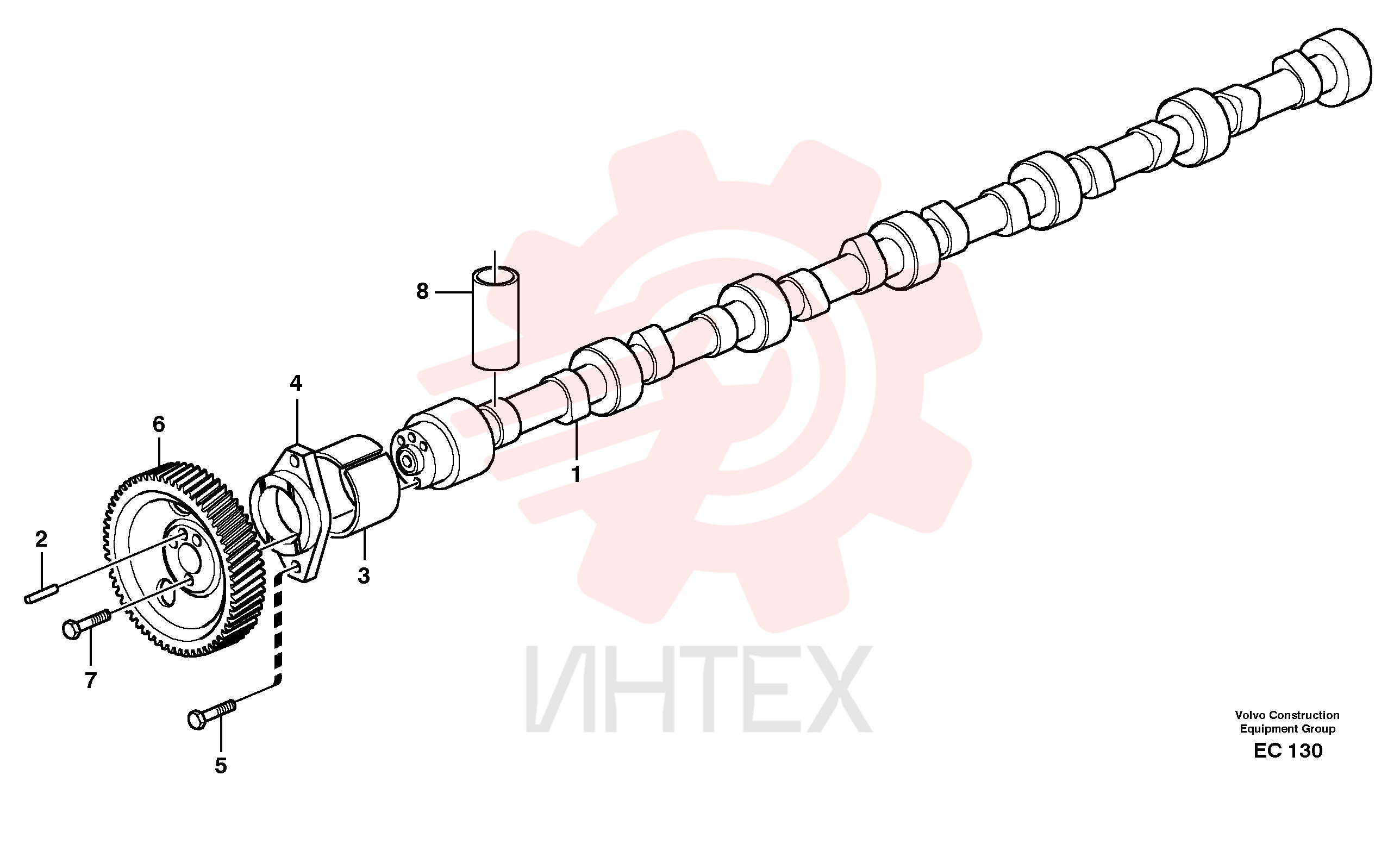 Распредвал VOE 465787