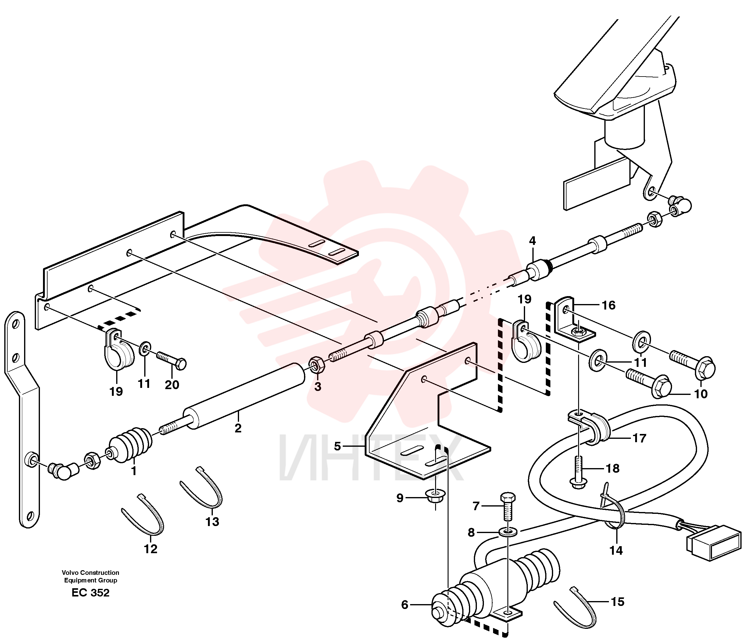 Rubber bellows VOE 11030685