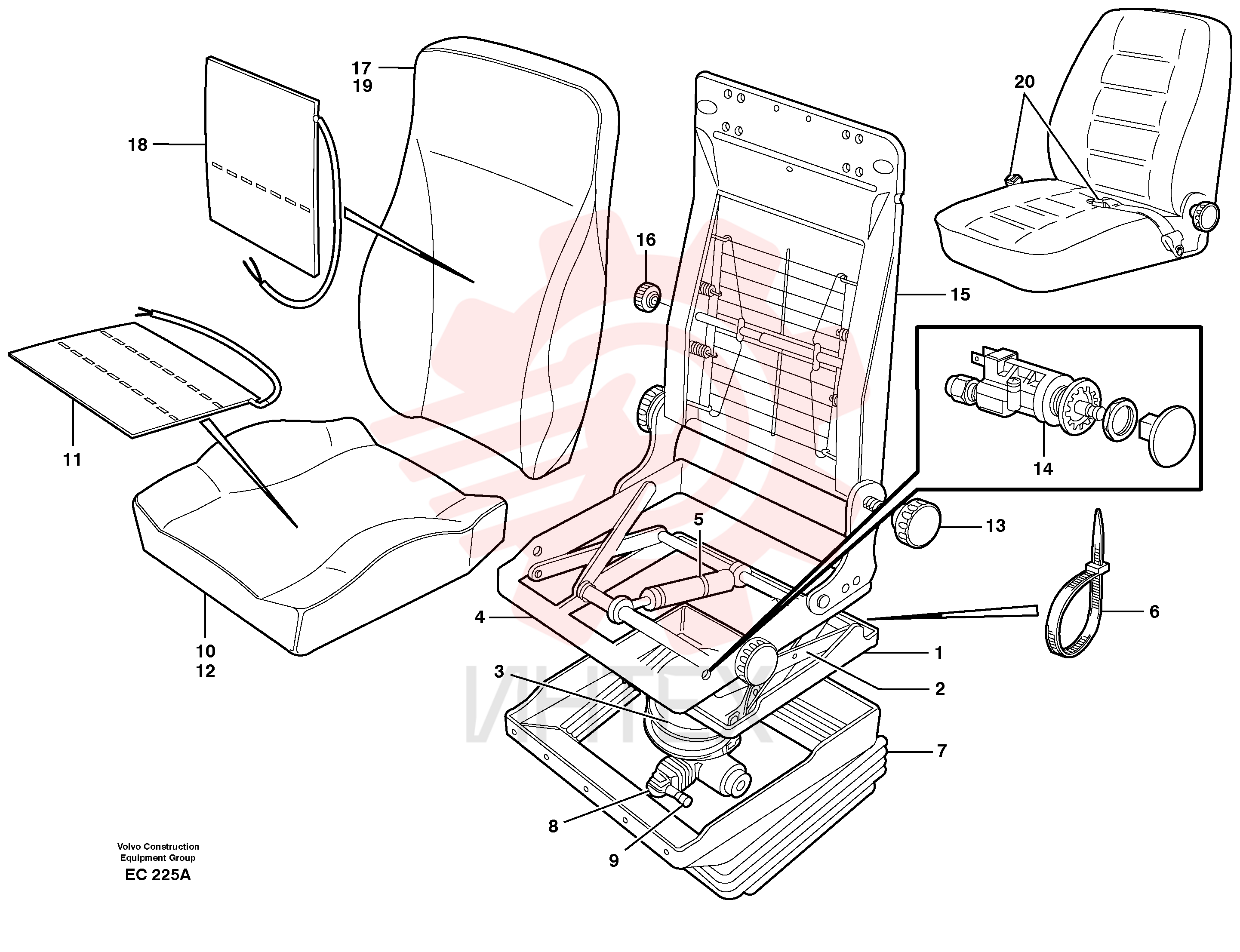 Seat VOE 11104016