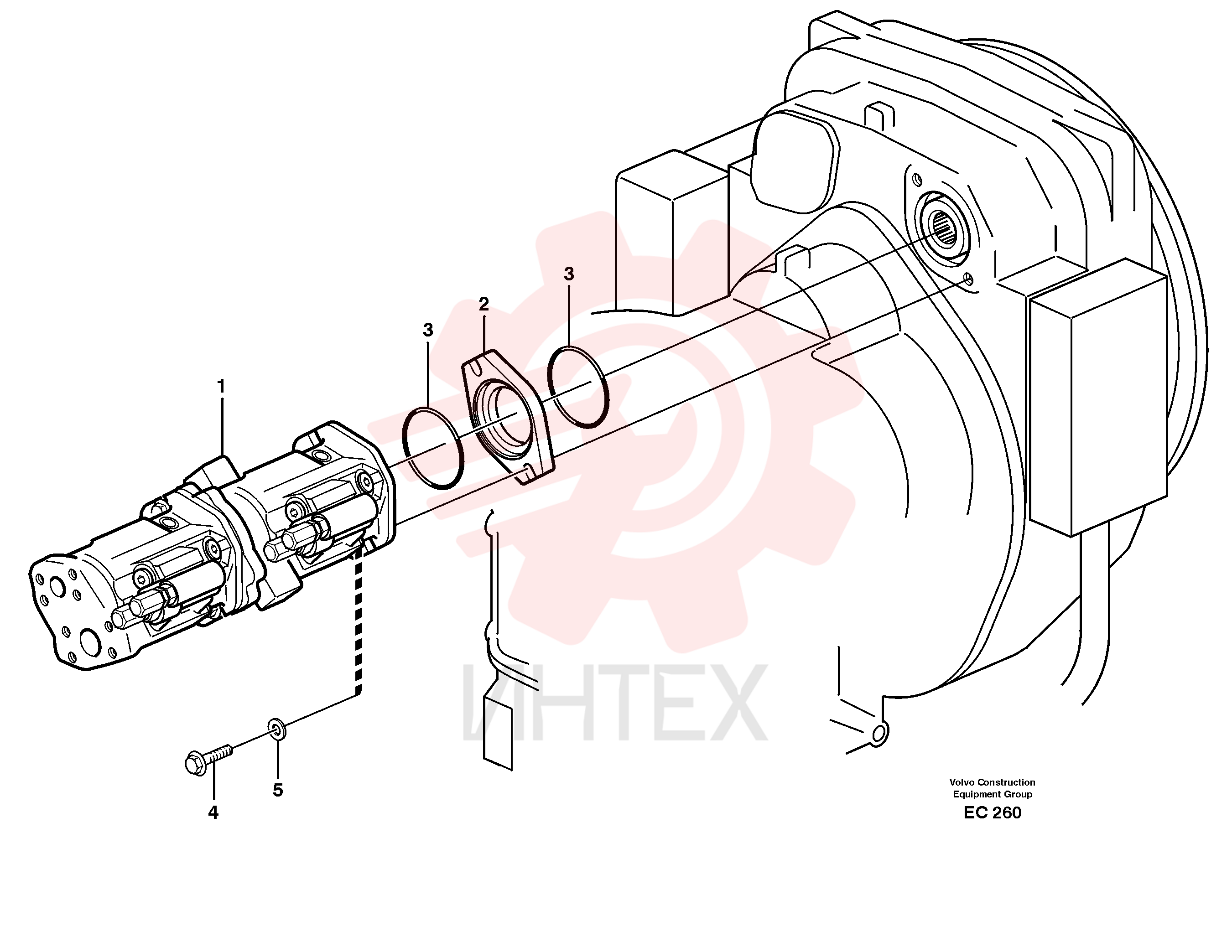 Spacer Flange VOE 11090533