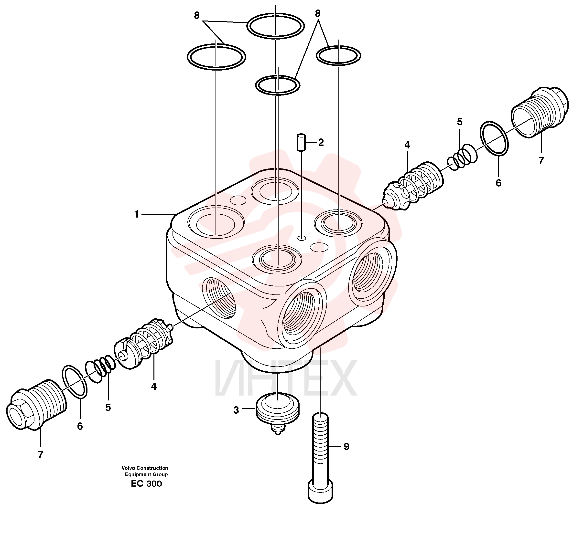 Valve body VOE 11701277