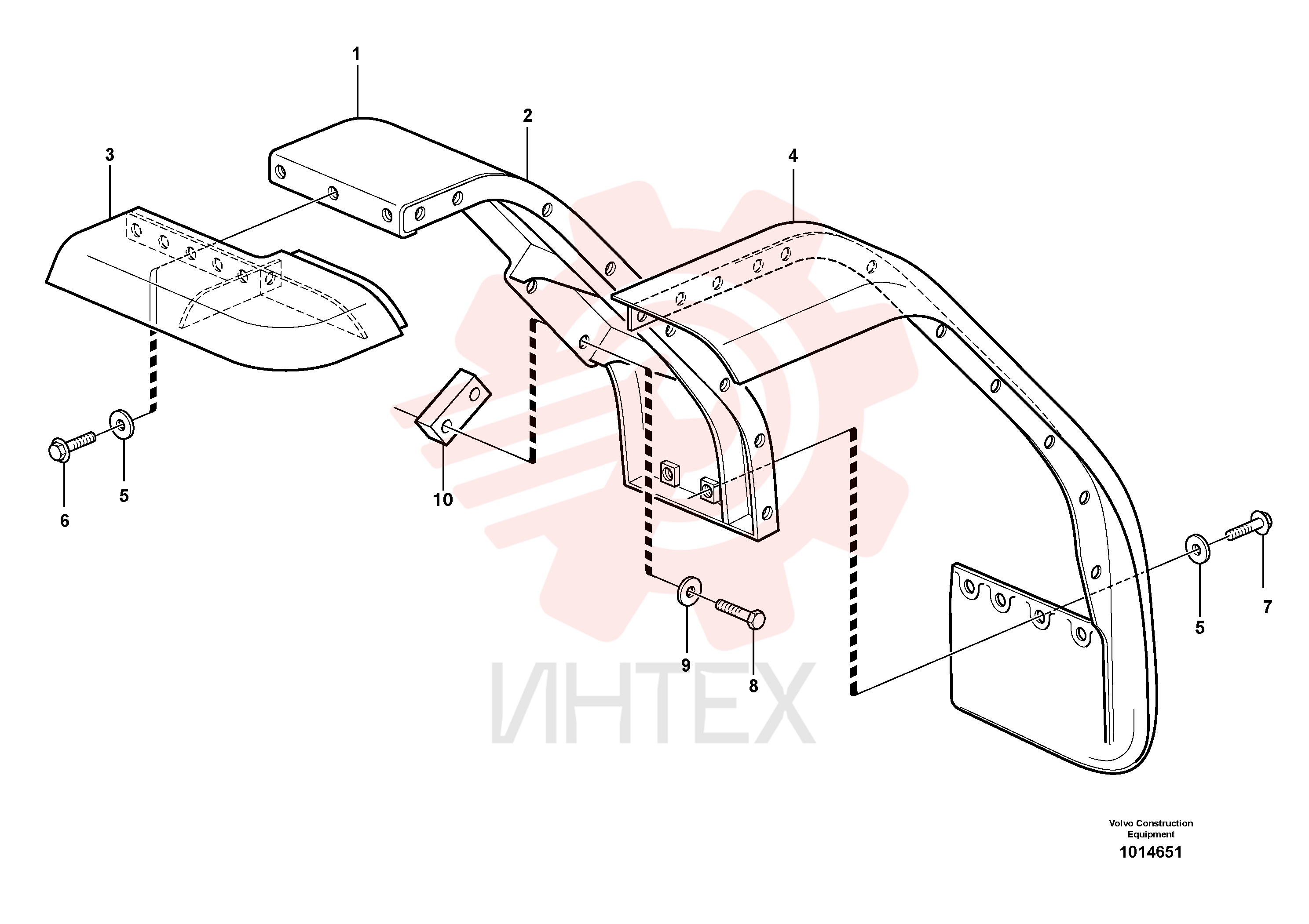 Front mudguard