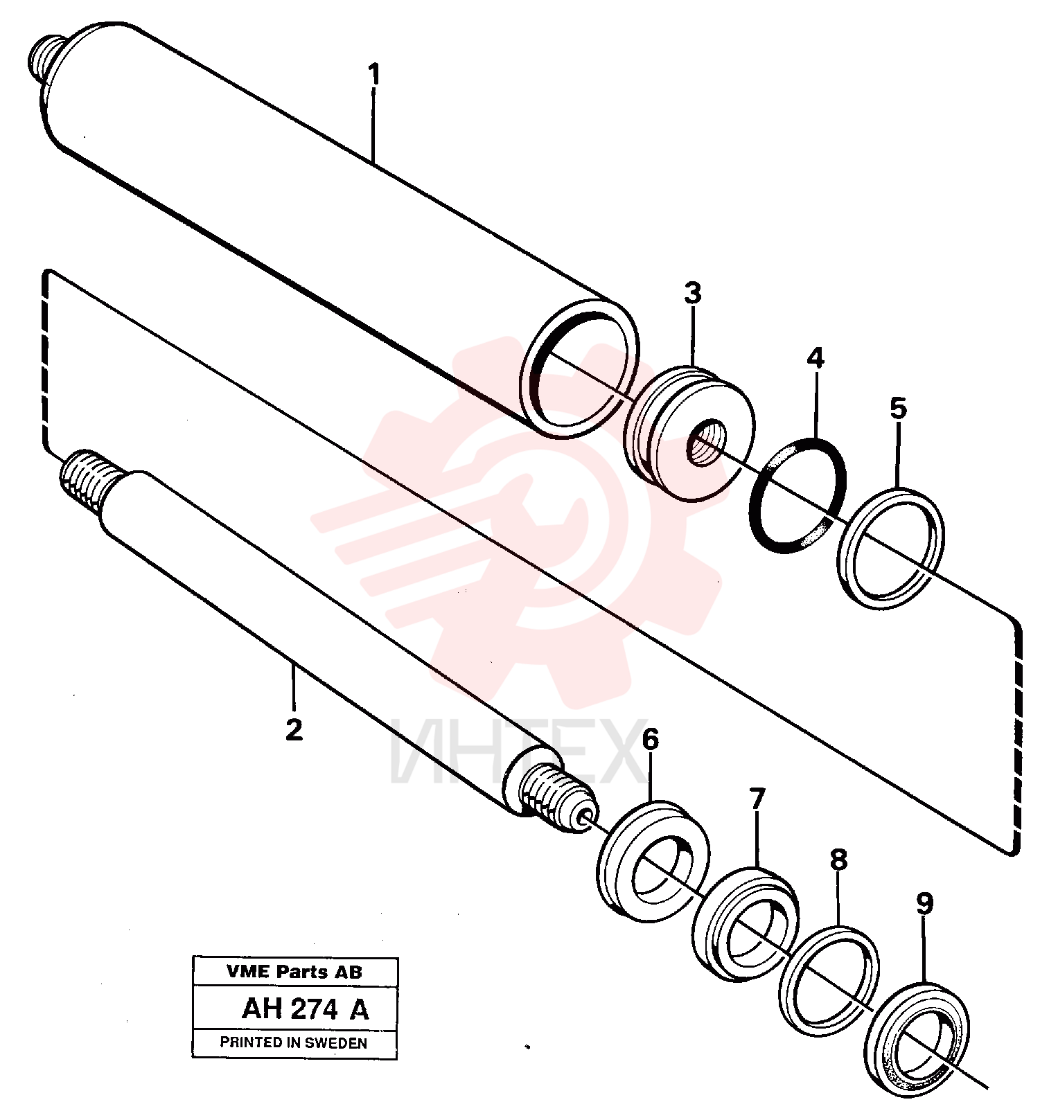 Control cylinder VOE 11010904