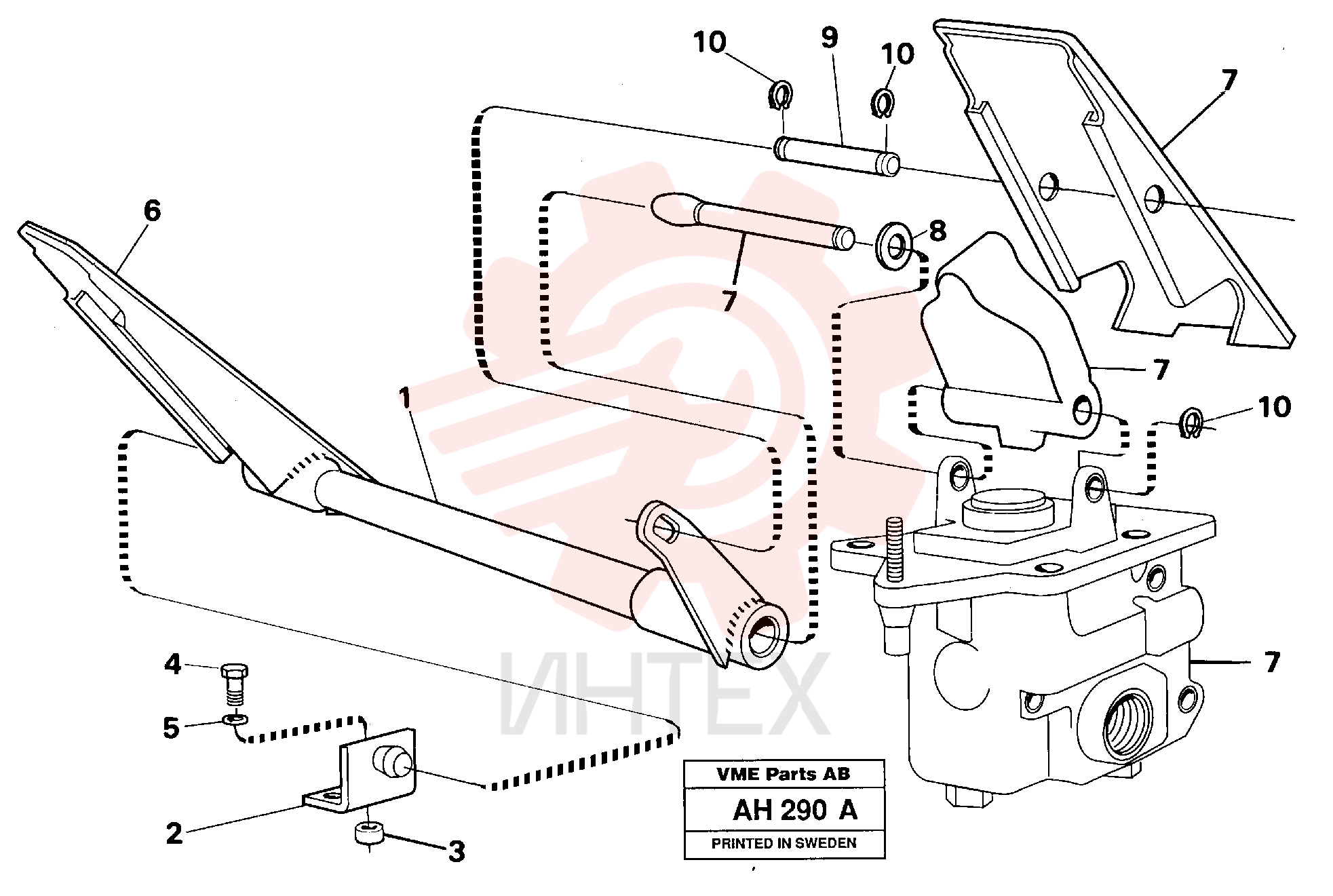 Pedal VOE 11005990