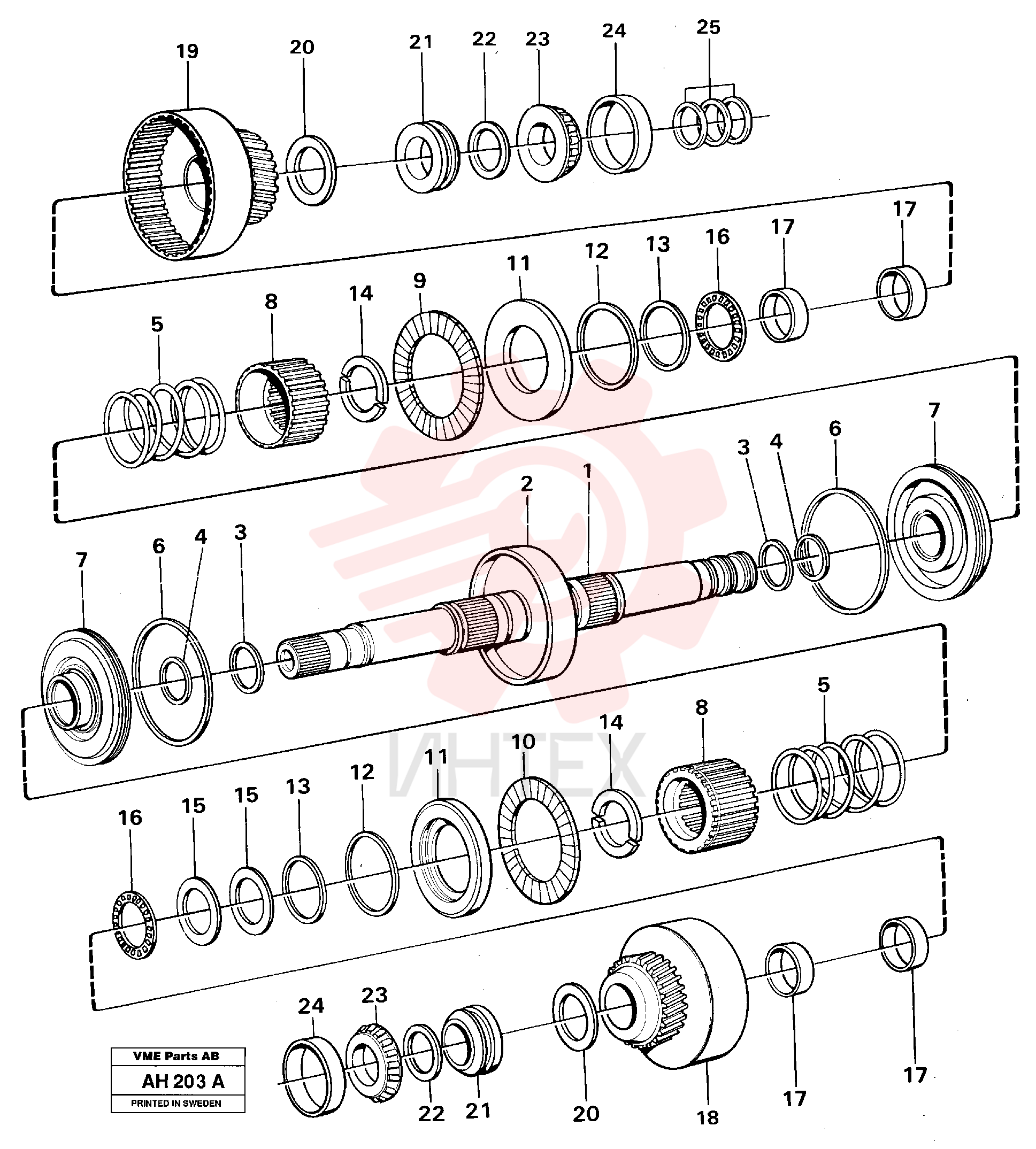 Подшипник VOE 11997939 (1)