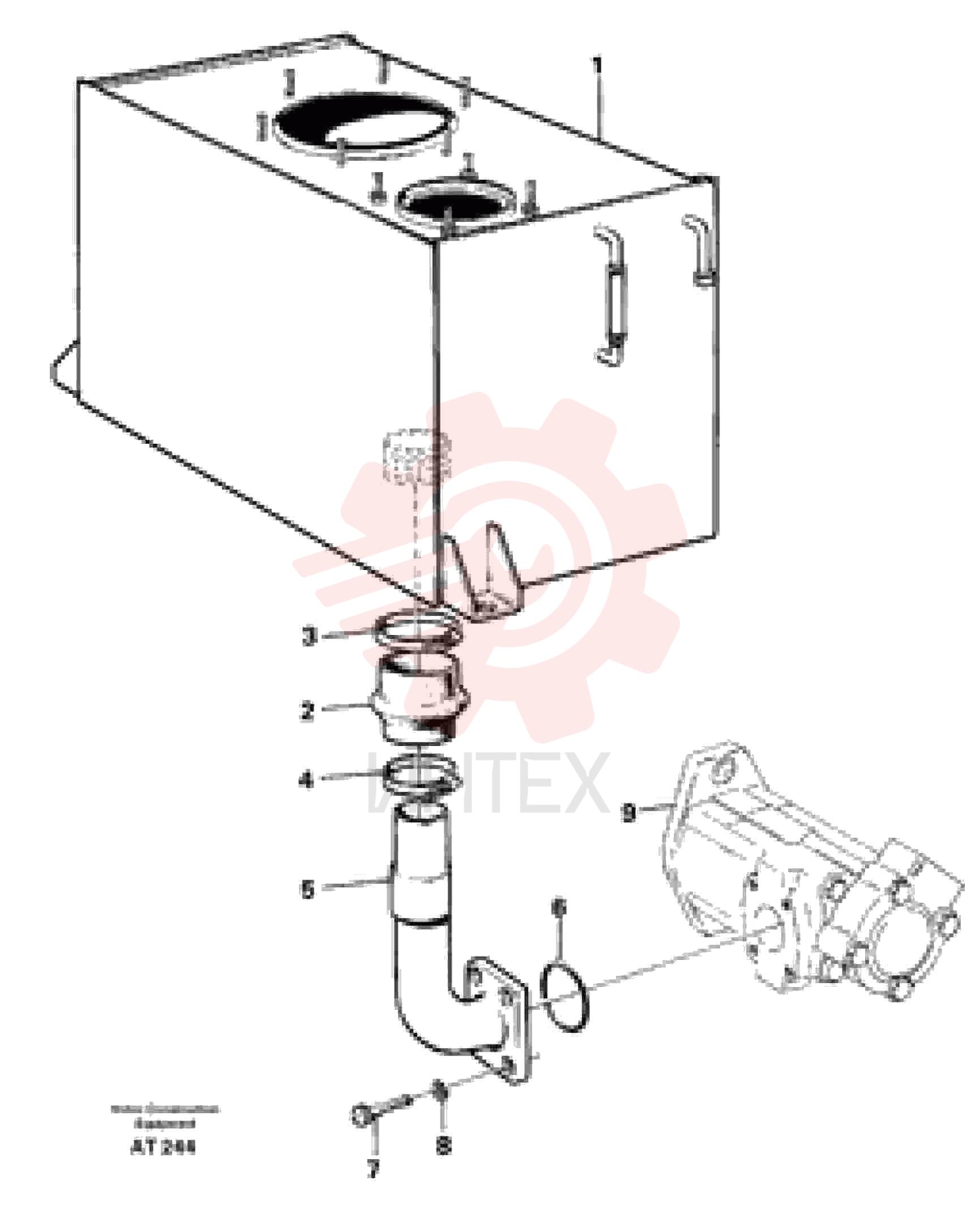 Connecting casing