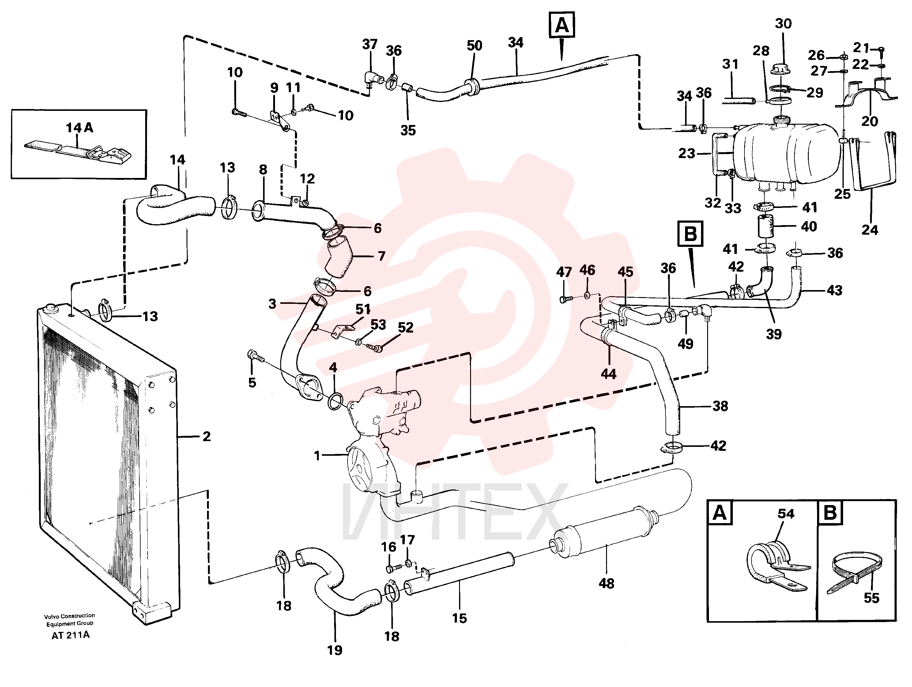 Hexagon nut VOE 955782