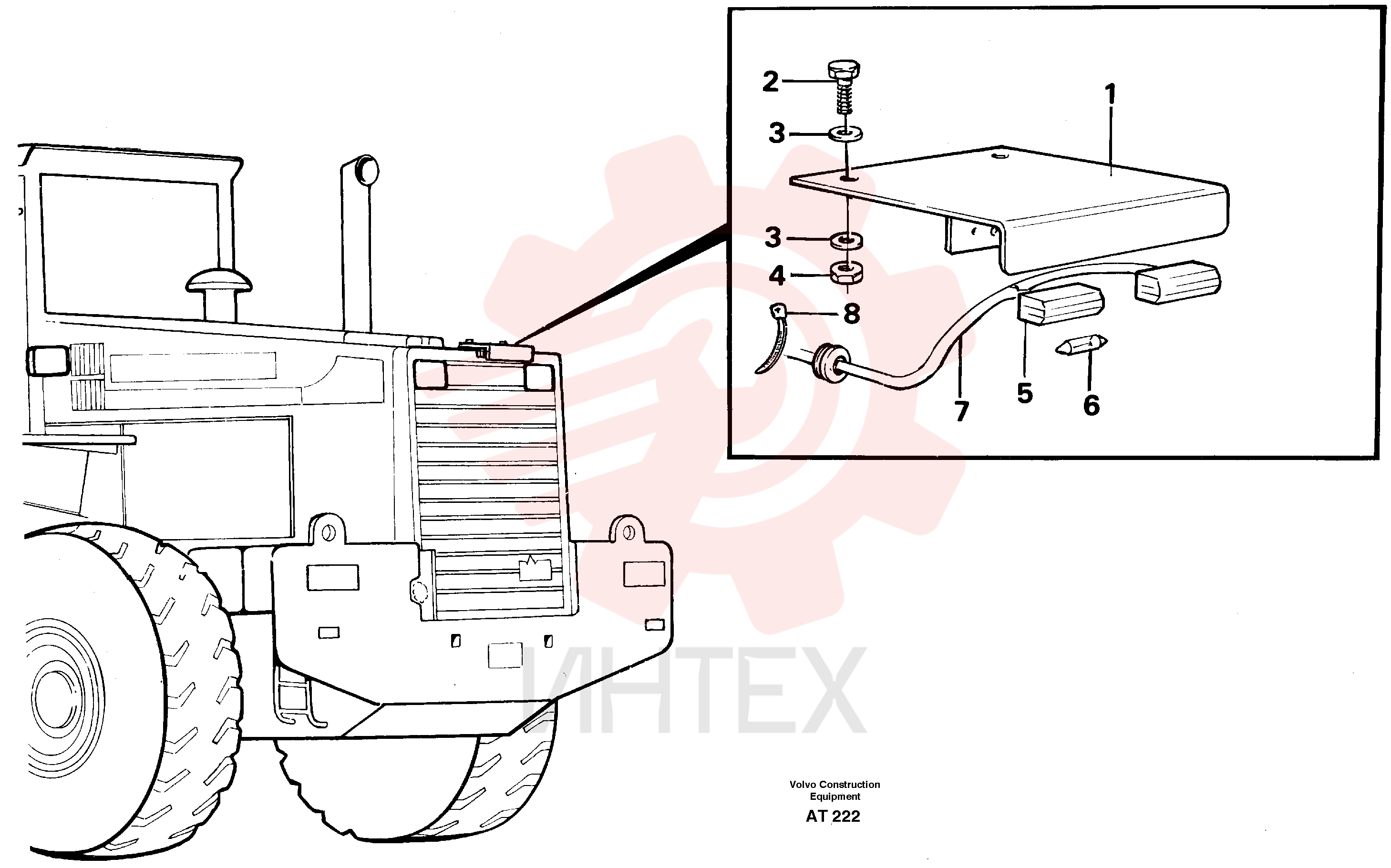 Lamp plate VOE 11025874