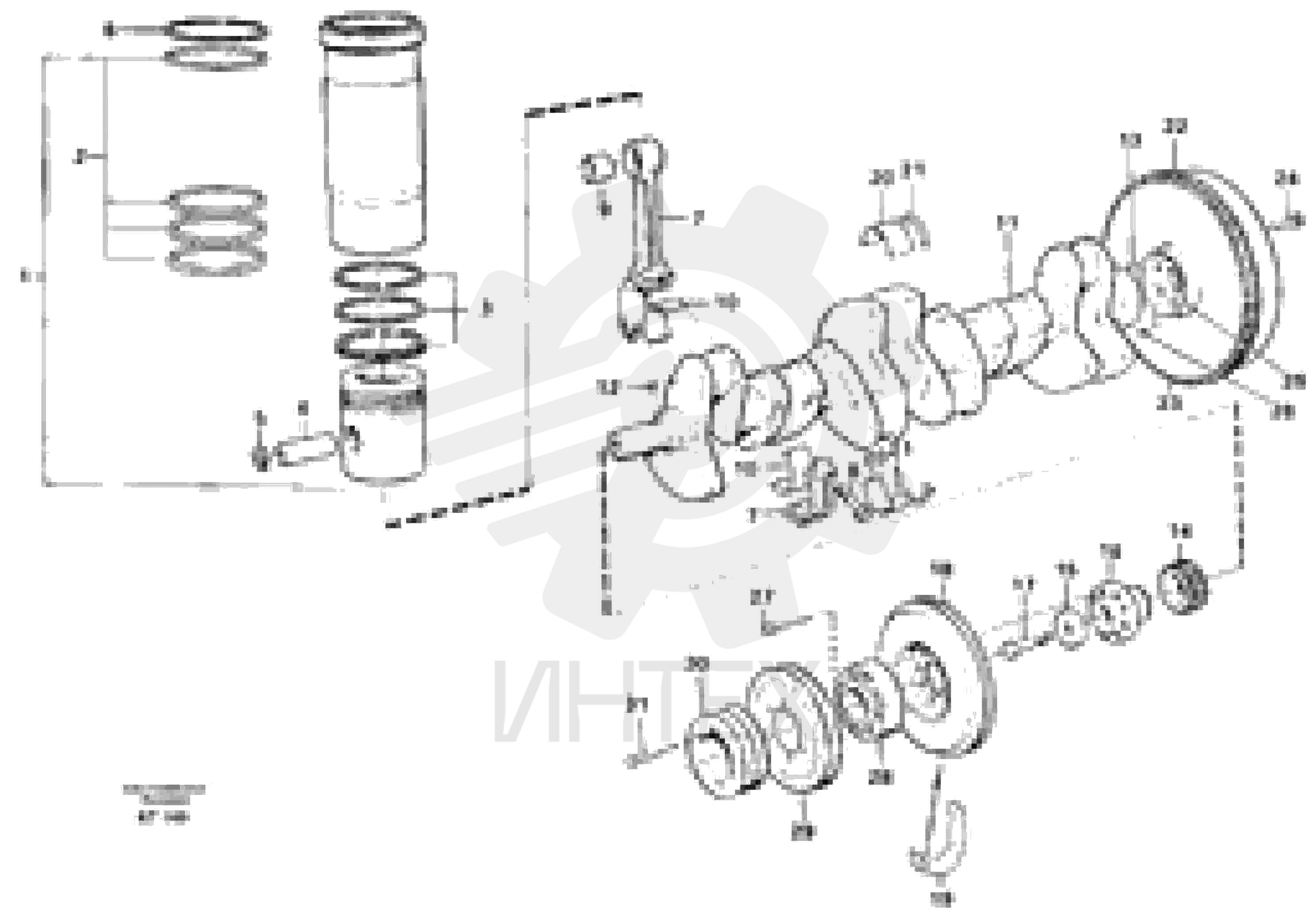 Main bearing kit VOE 271231