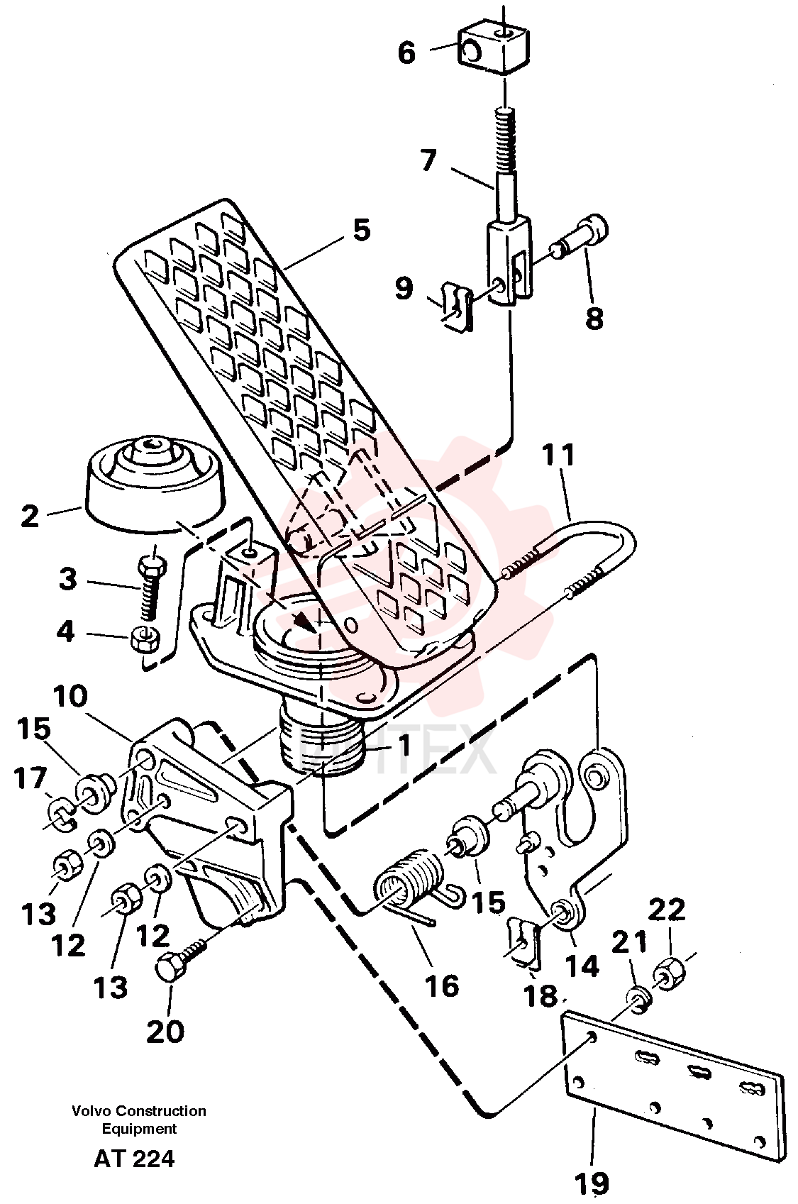 Pedal VOE 4940759 (2)