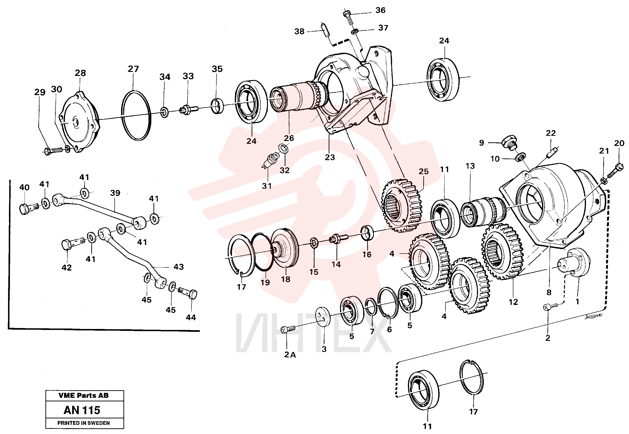 Power take-off VOE 4871770 (1)