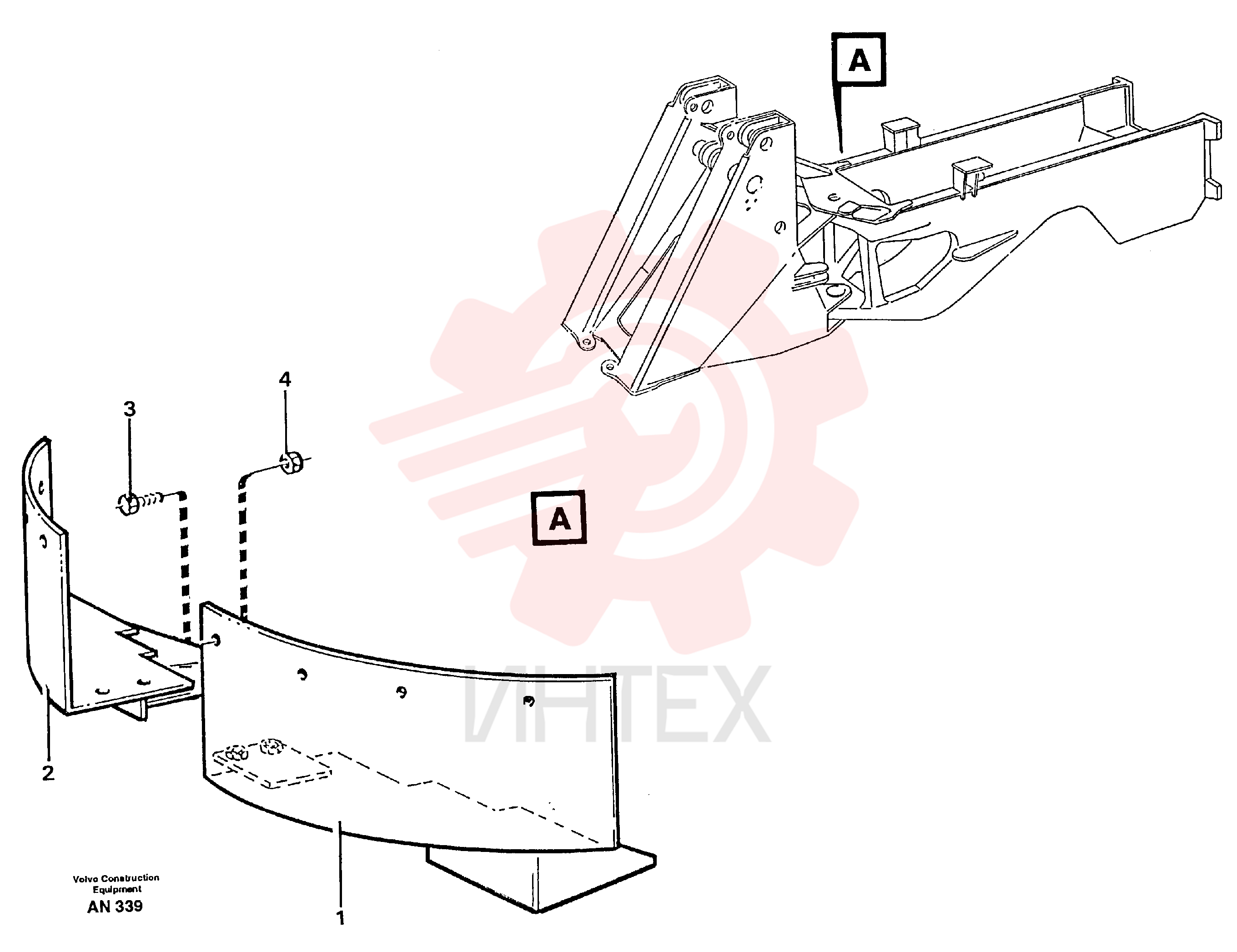 Protecting plate VOE 11079211 (1)