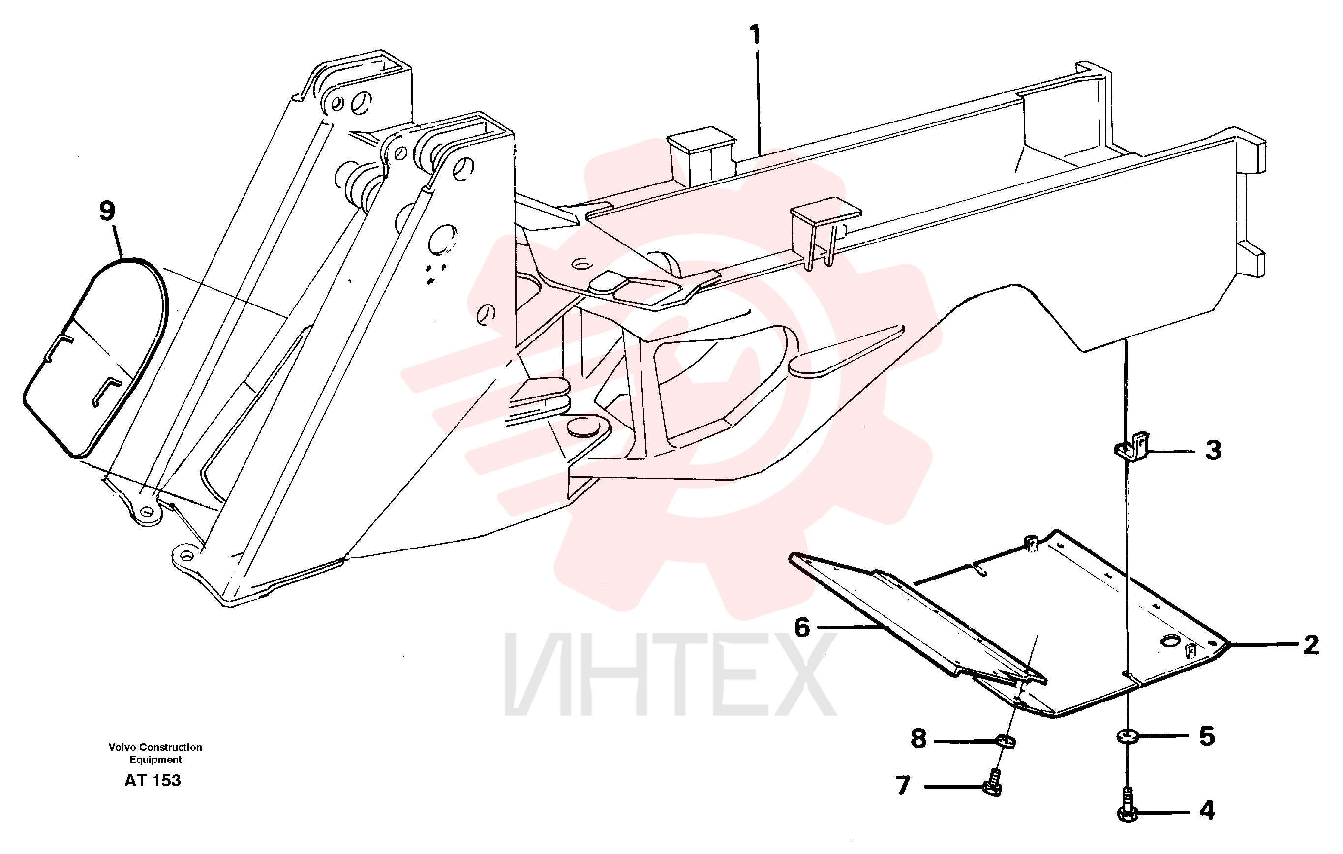 Protecting plate VOE 11014041 (2)