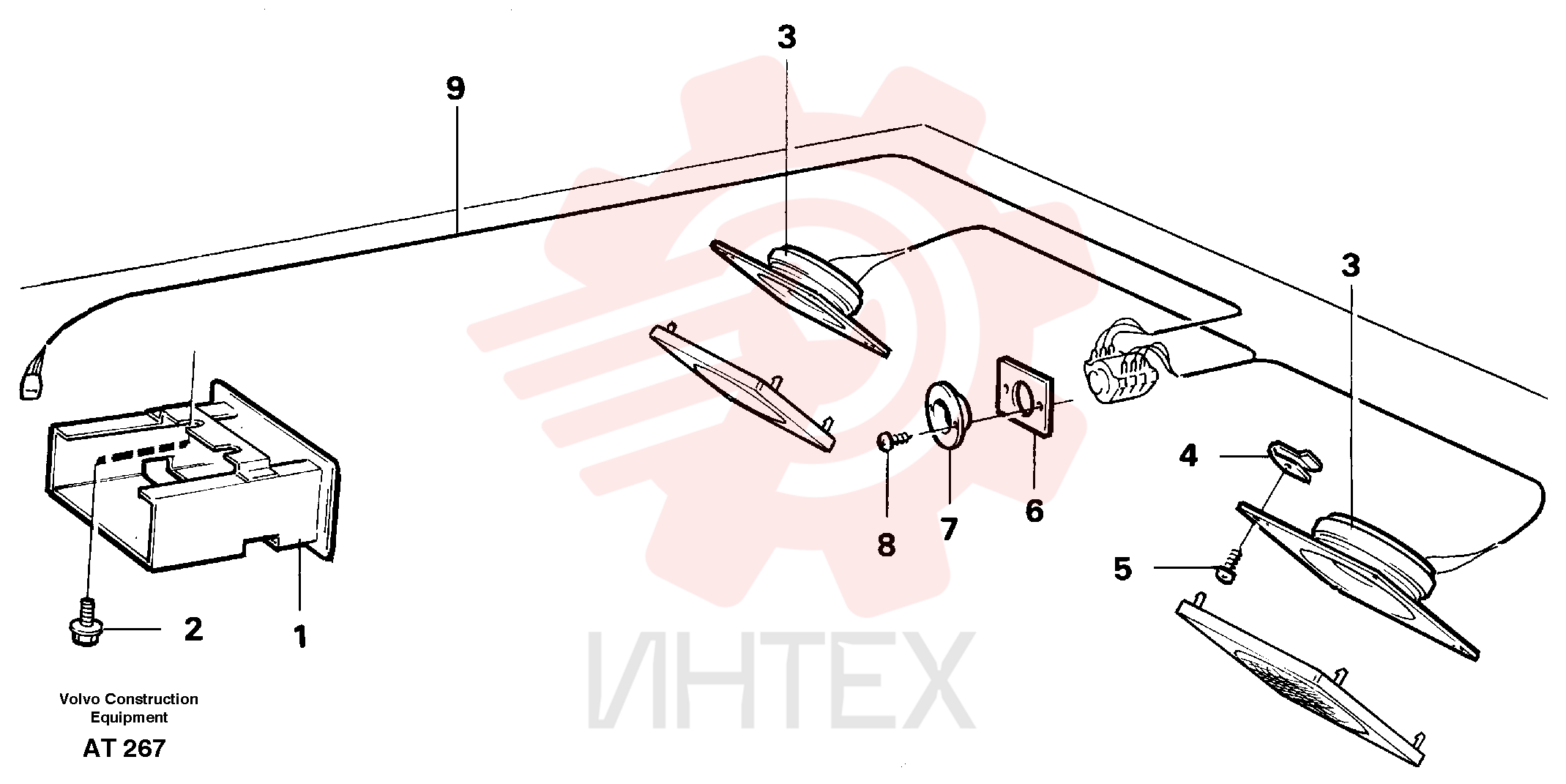 Radio bracket VOE 11006914 (2)