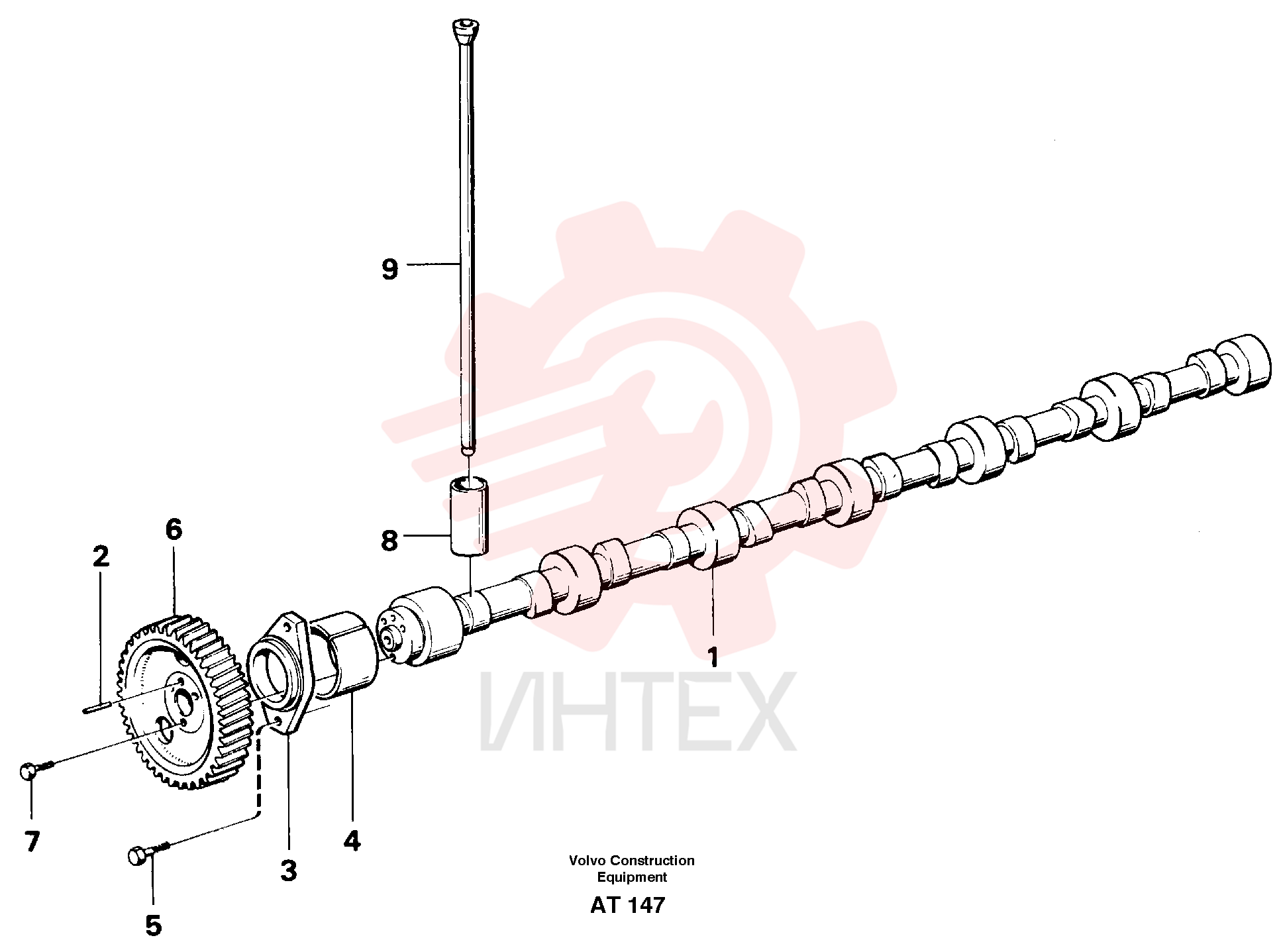 Распредвал VOE 465787 (2)