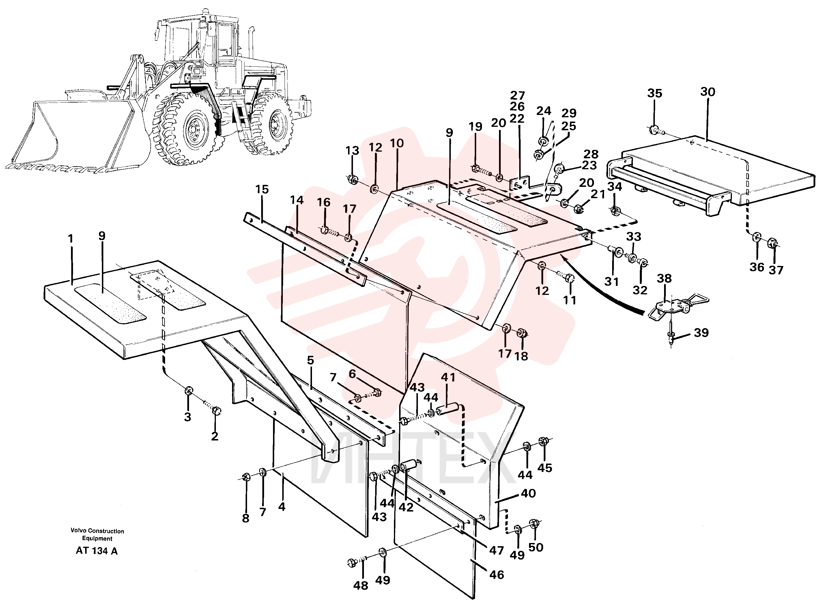 Rubber stop VOE 11020865