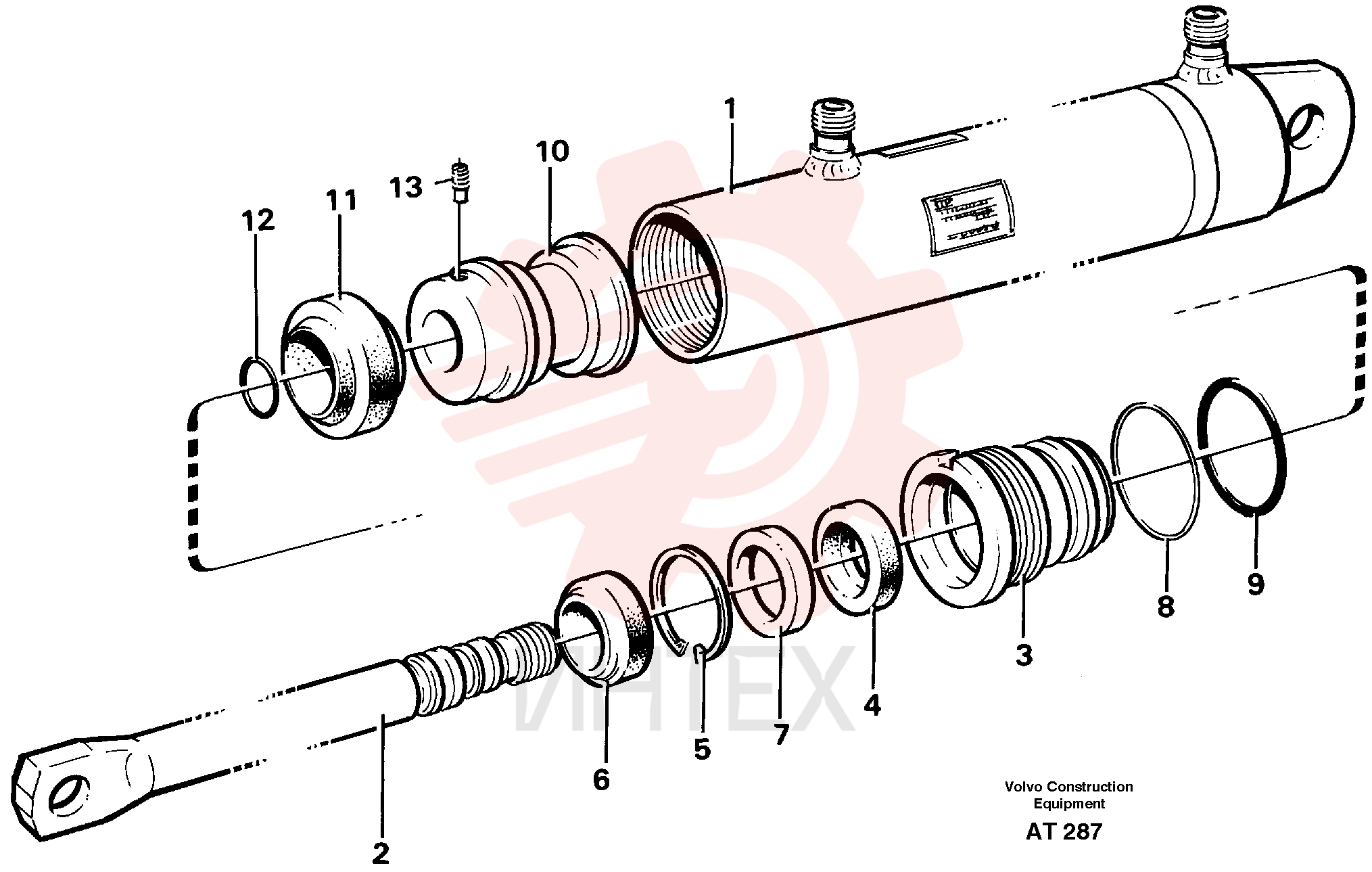 Sealing kit VOE 11999362