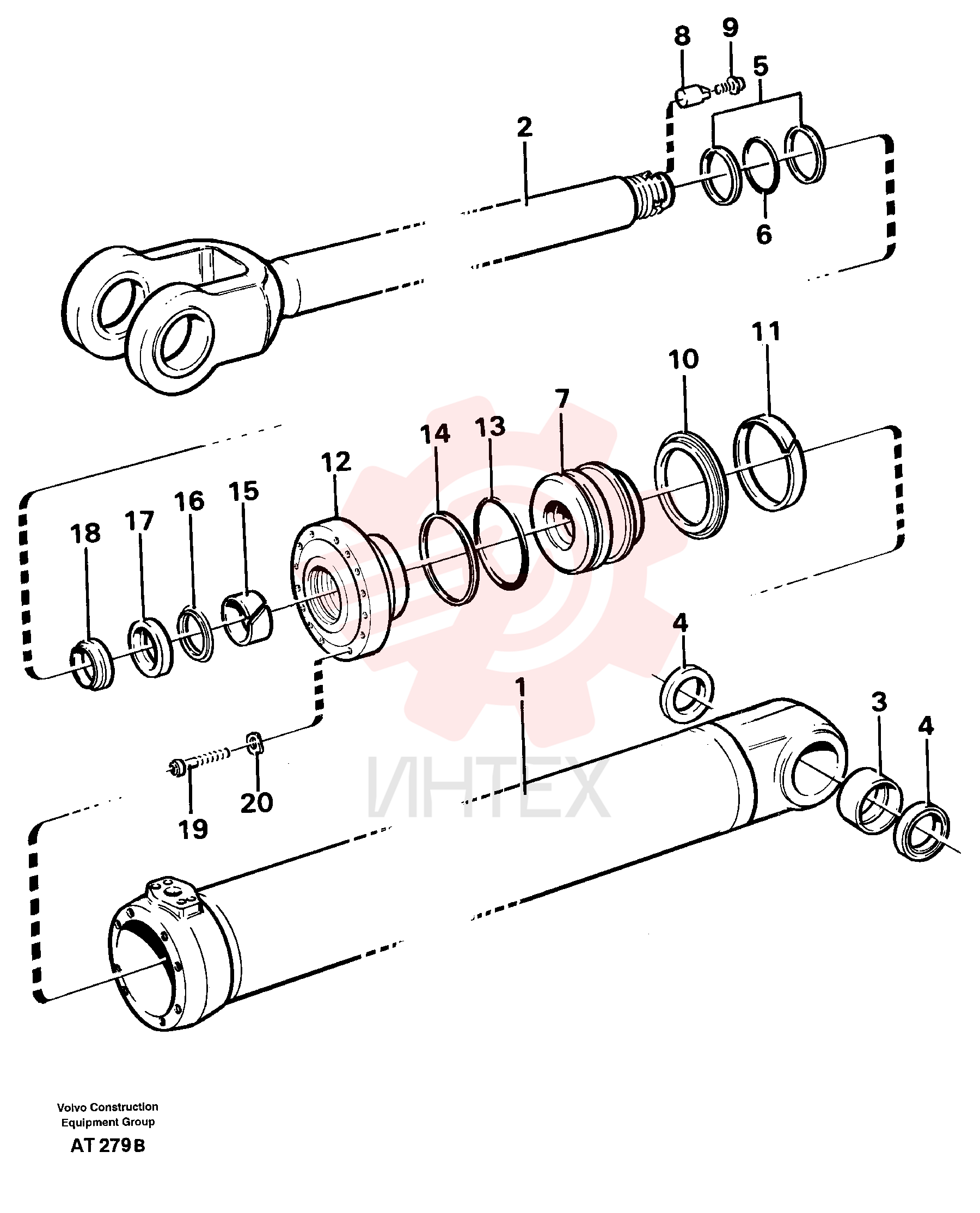 Sealing kit VOE 11999895 (2)