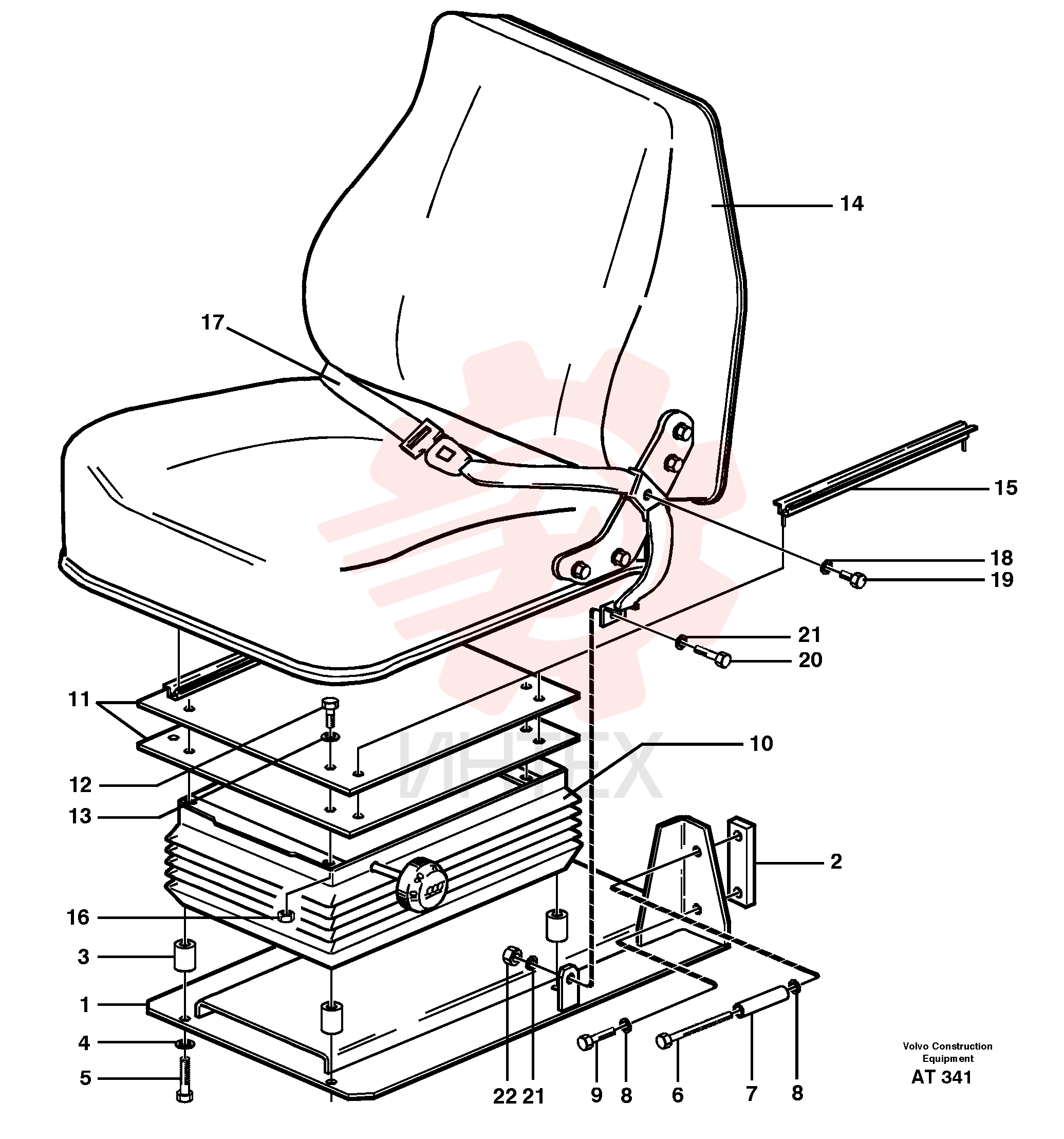 Seat Bracket VOE 11104830 (2)