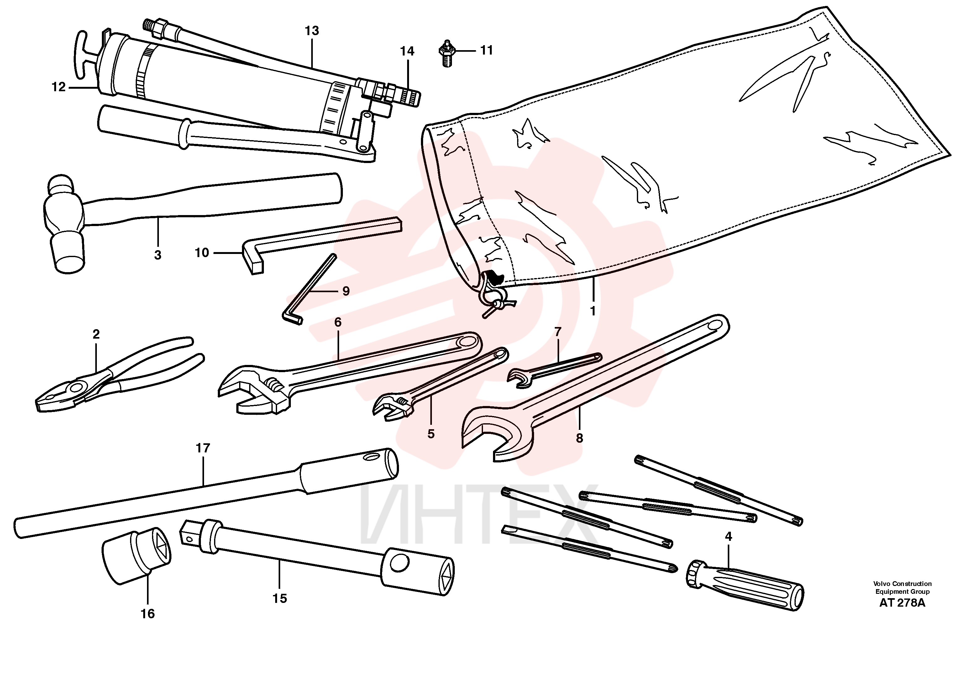 Tool bag VOE 11431196