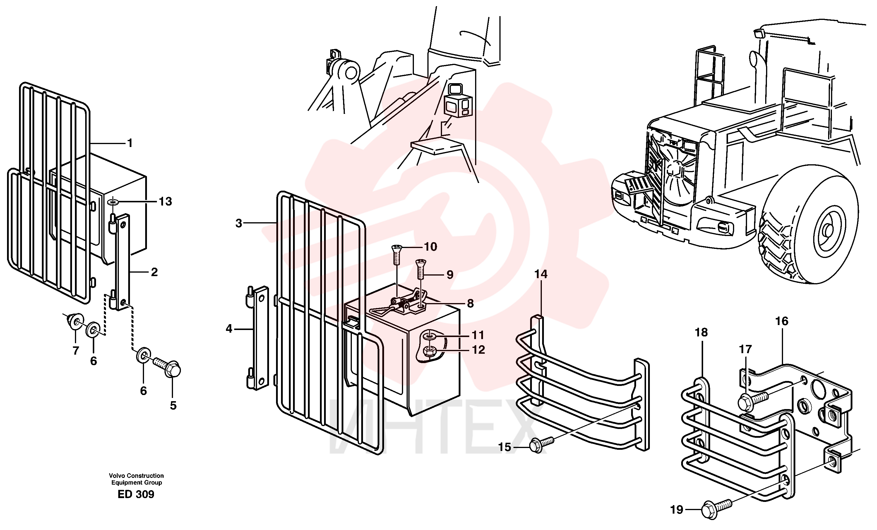 Flange lock nut