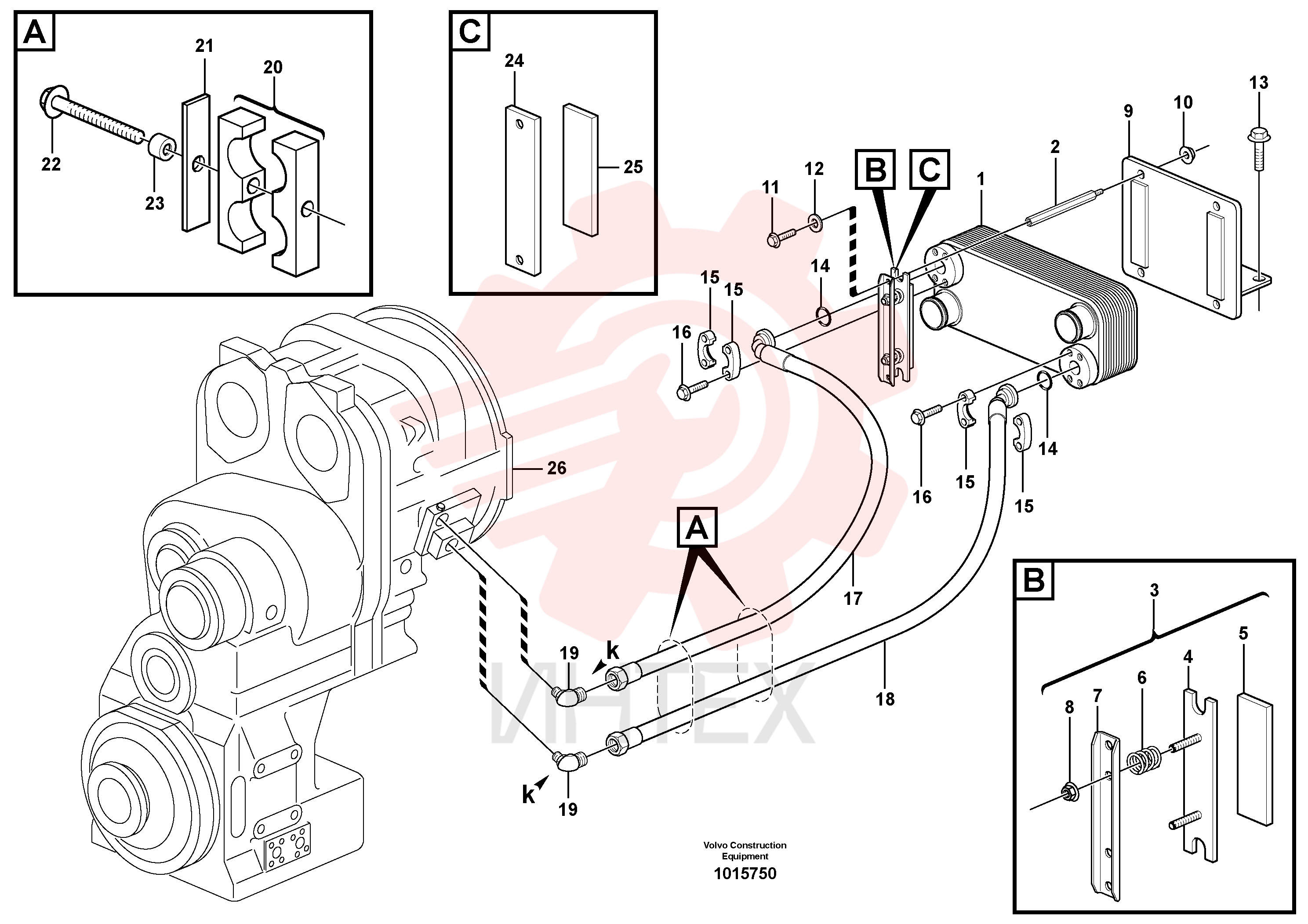 Tensioning plate