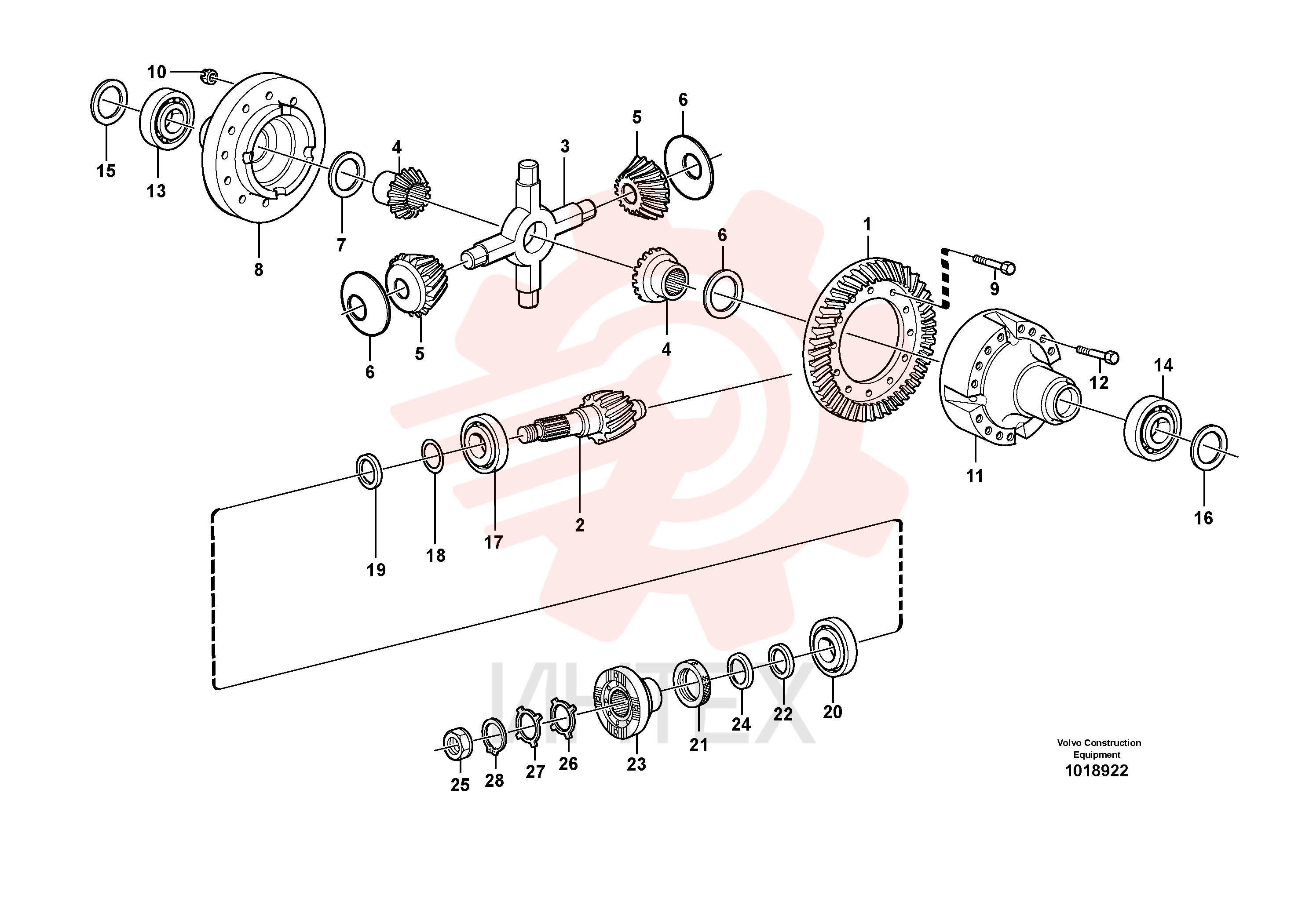 Drive gear set