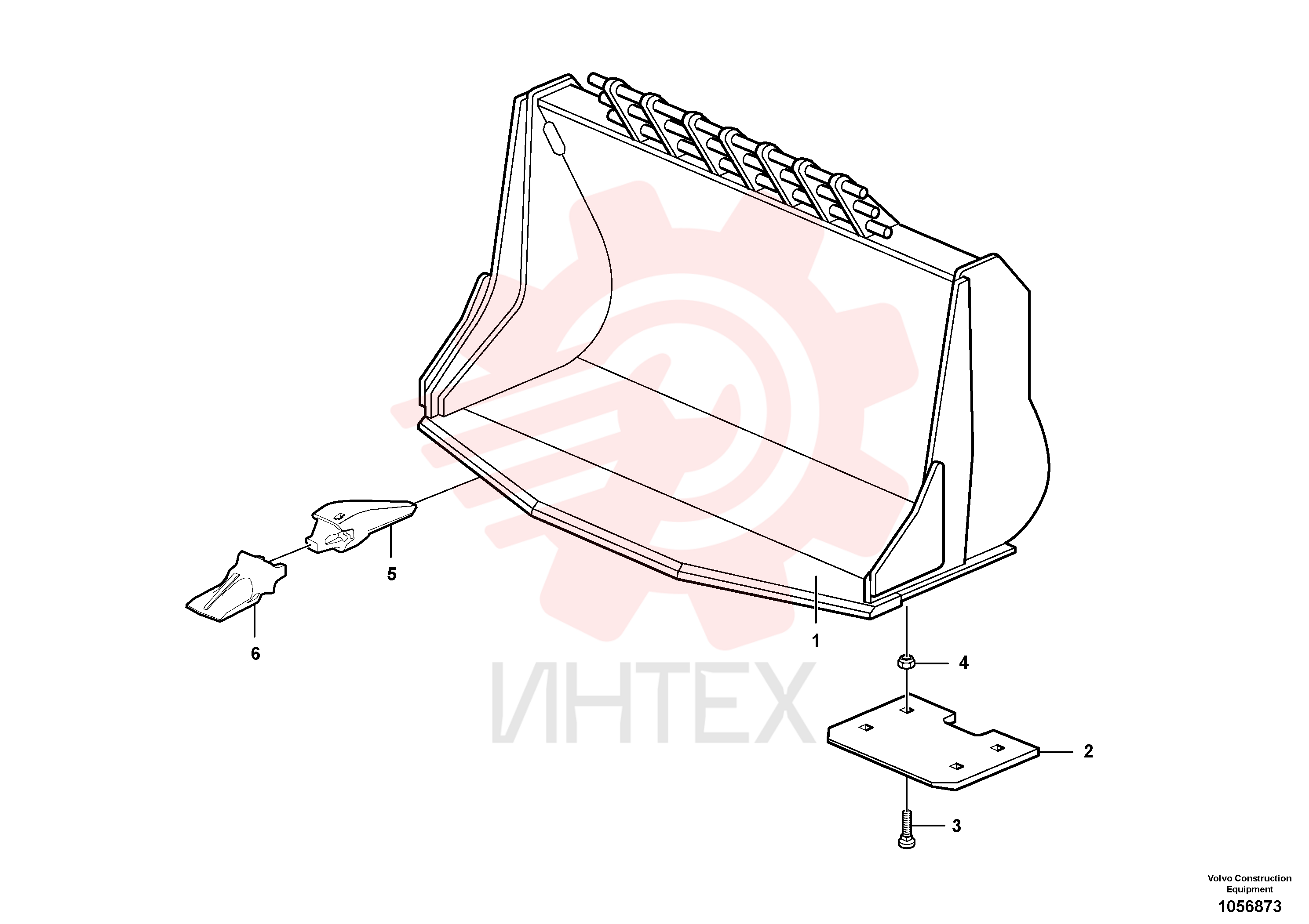 Нож ковша VOE 11142168