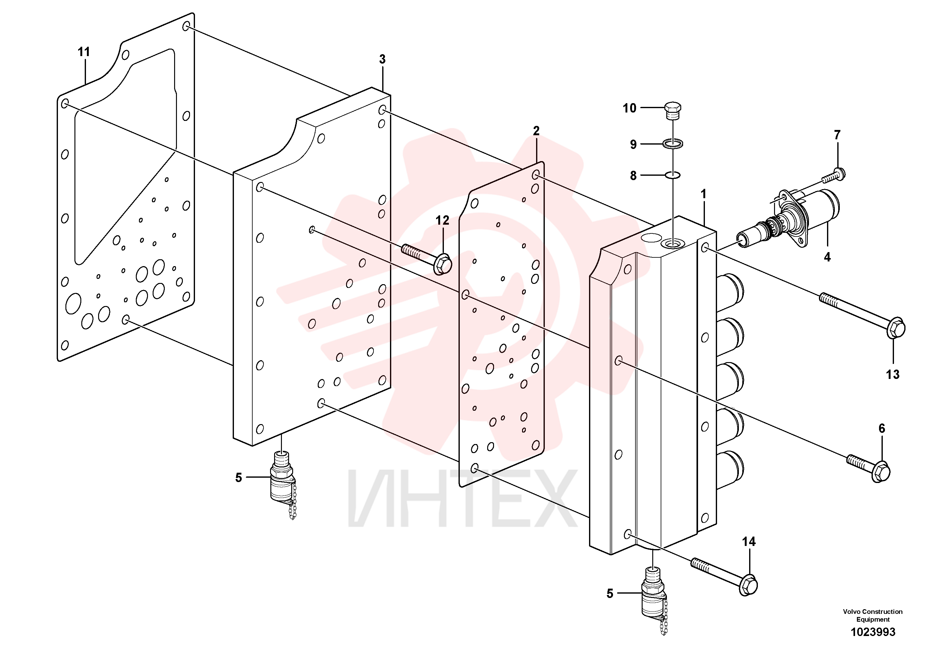 Sealing kit VOE 15089650