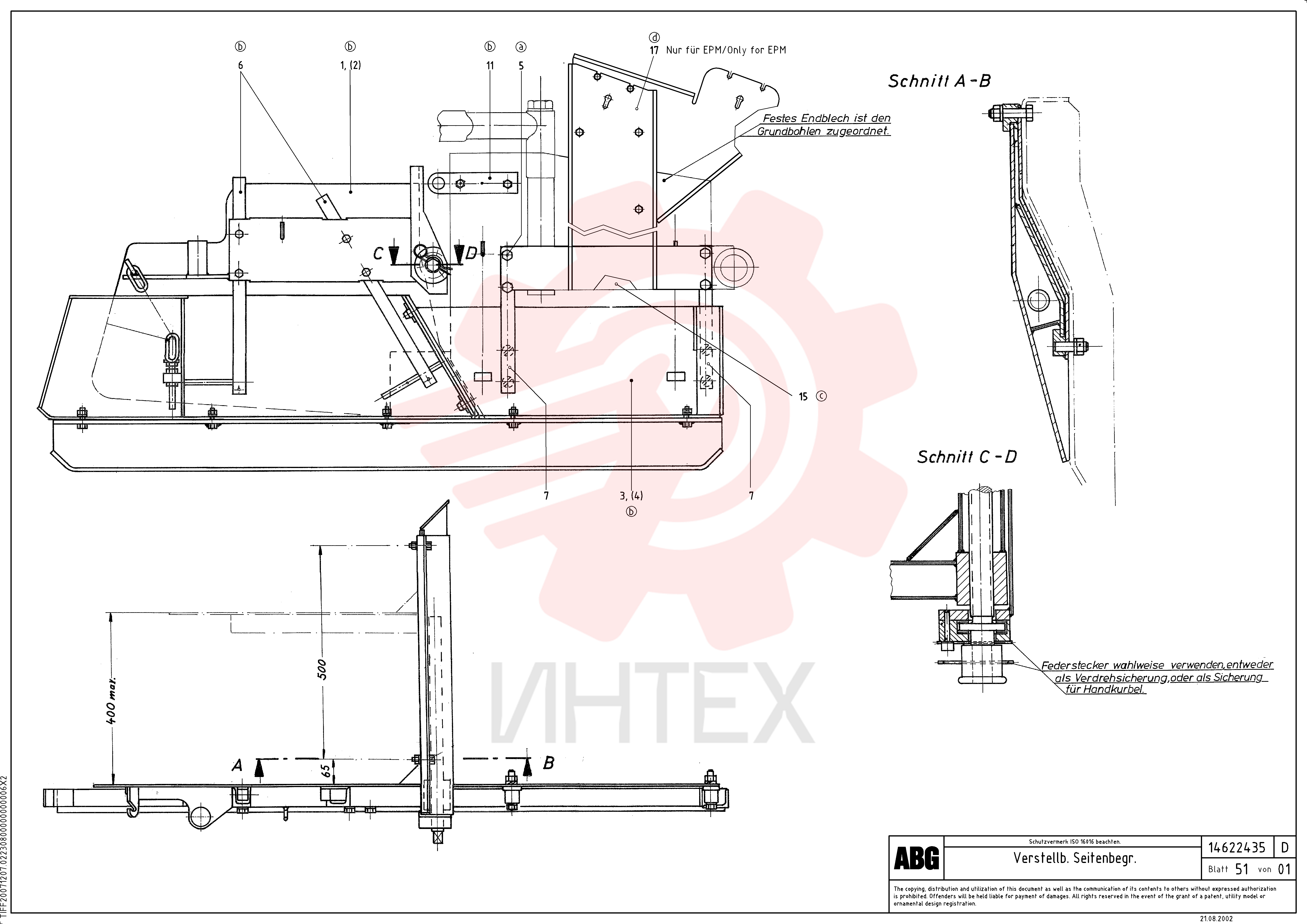 End plate