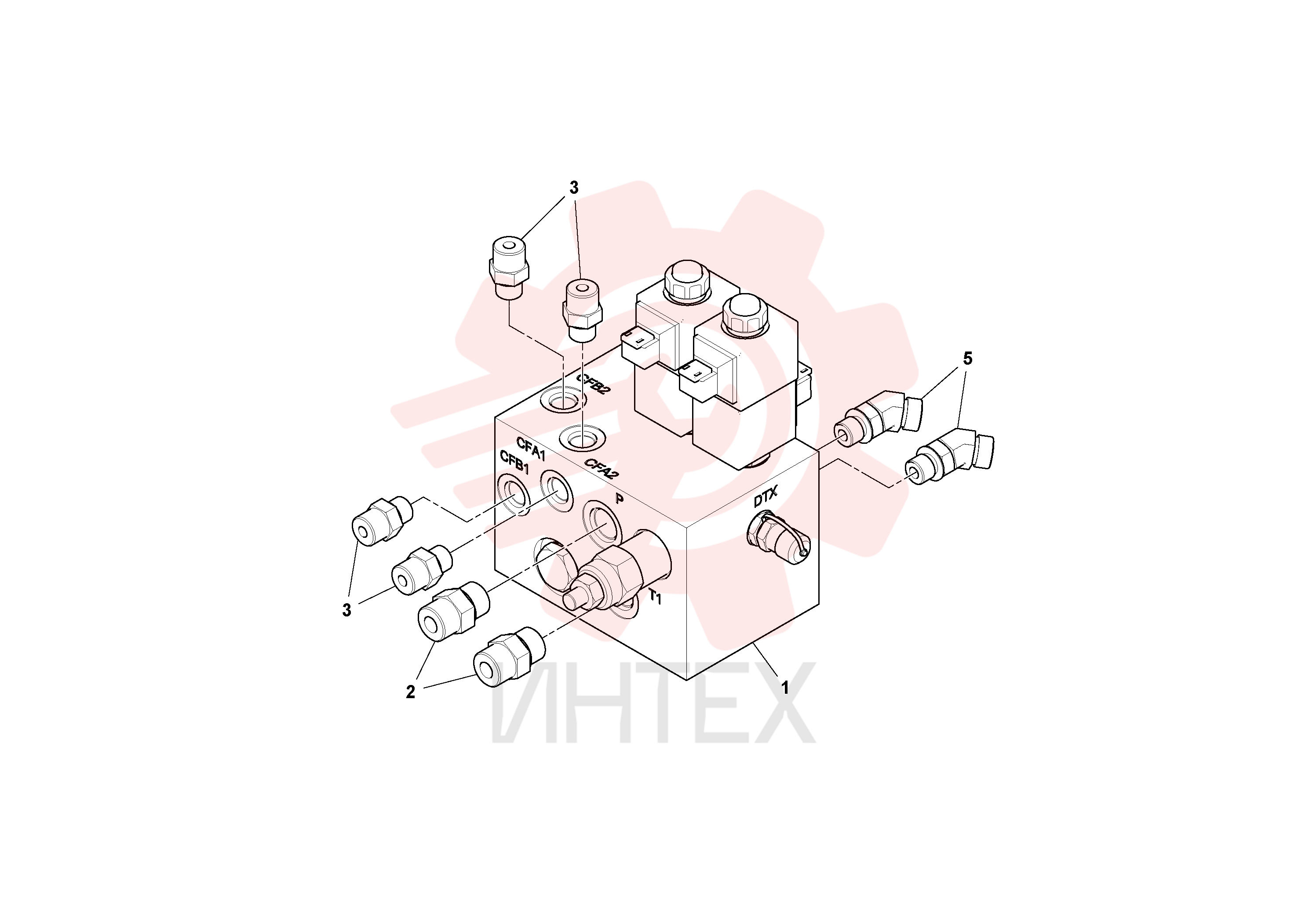Корпус клапана (коллектор) RM43914118