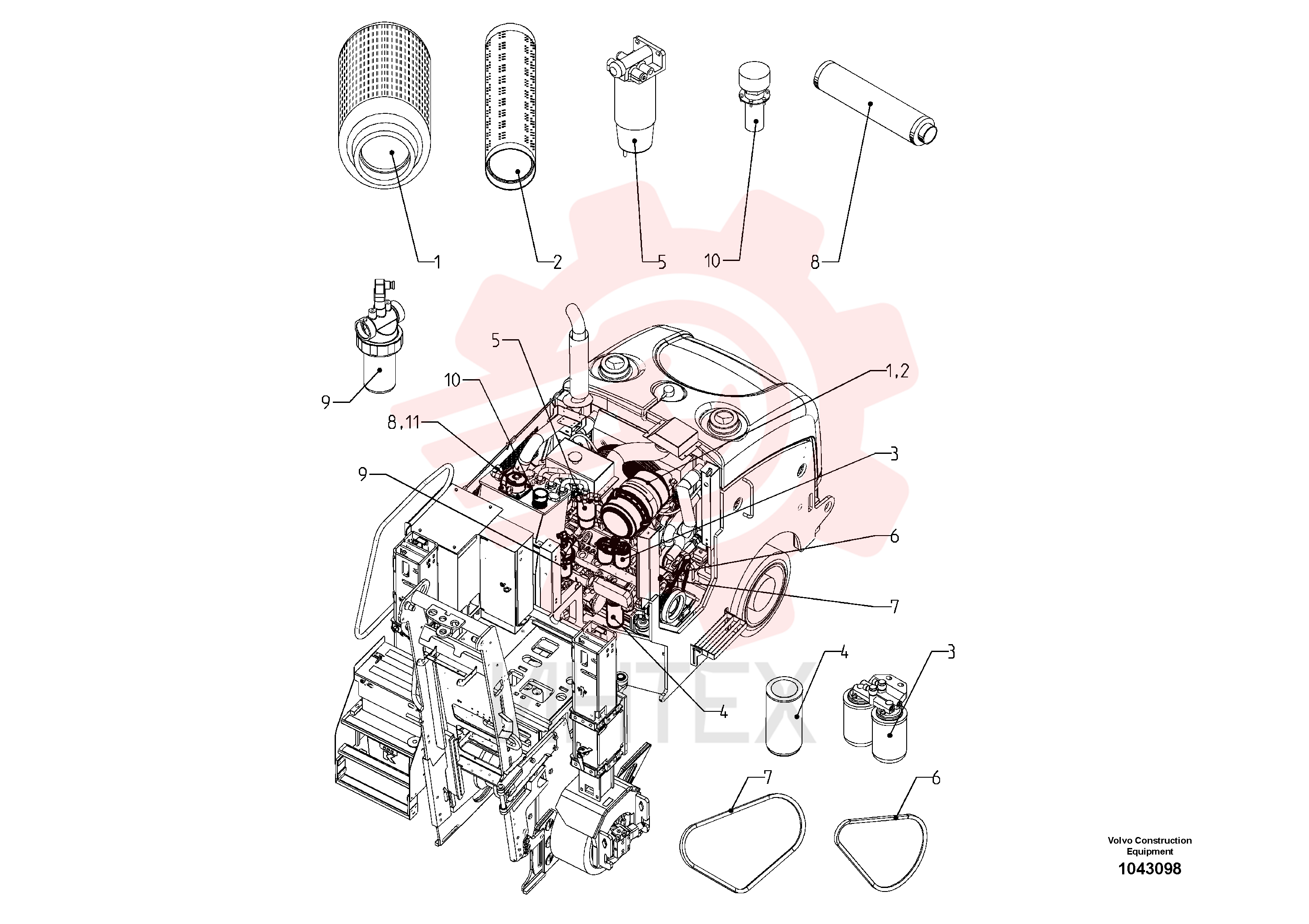 Filter cartridge RM 14261549 (2)