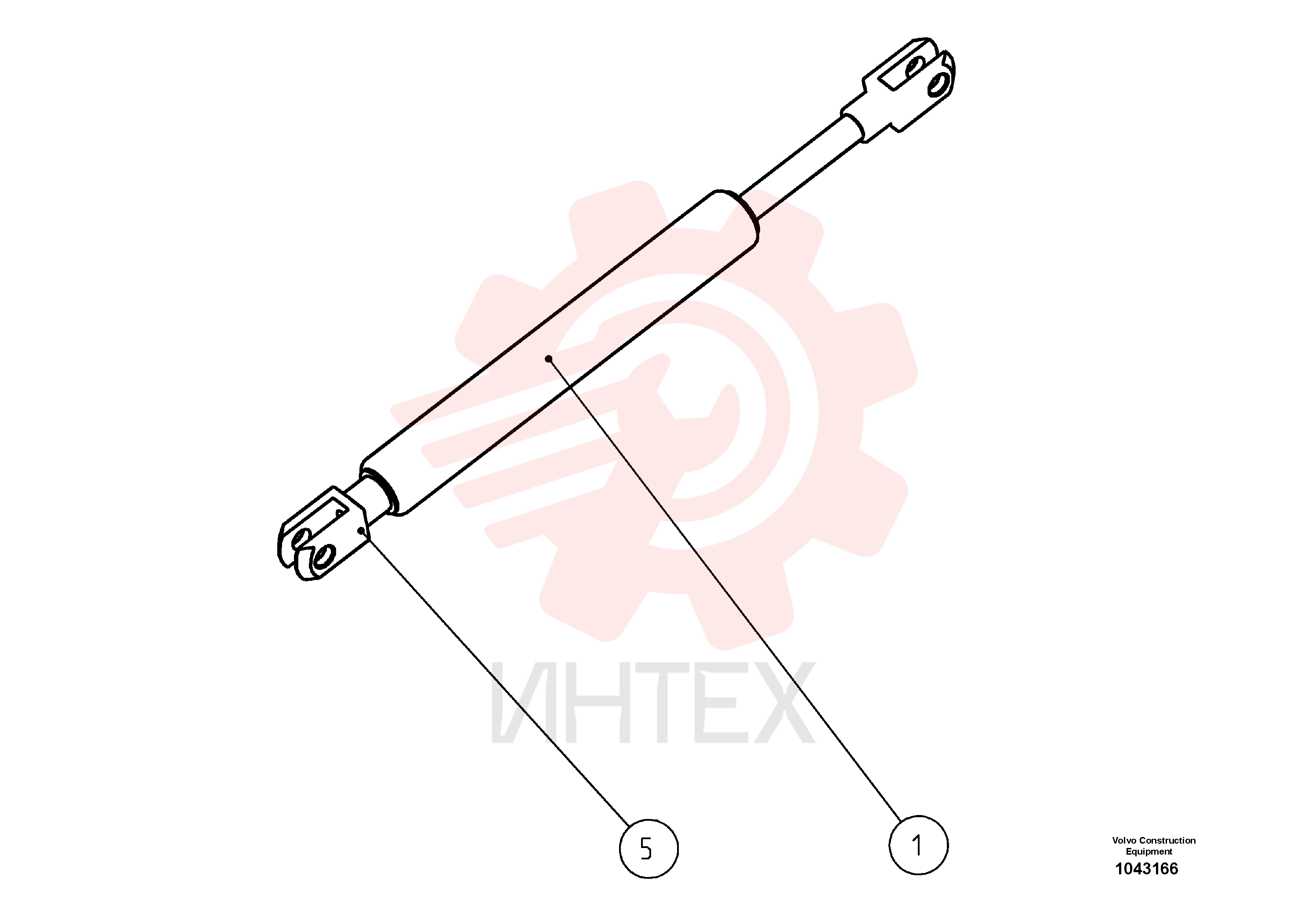 Gas spring RM 14236137