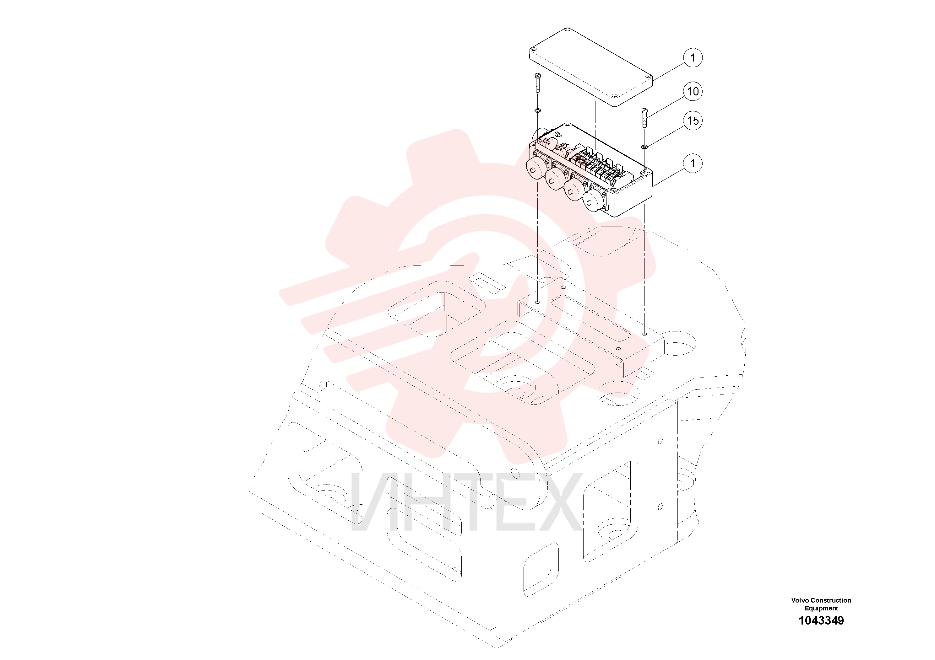 Junction box RM 80834658